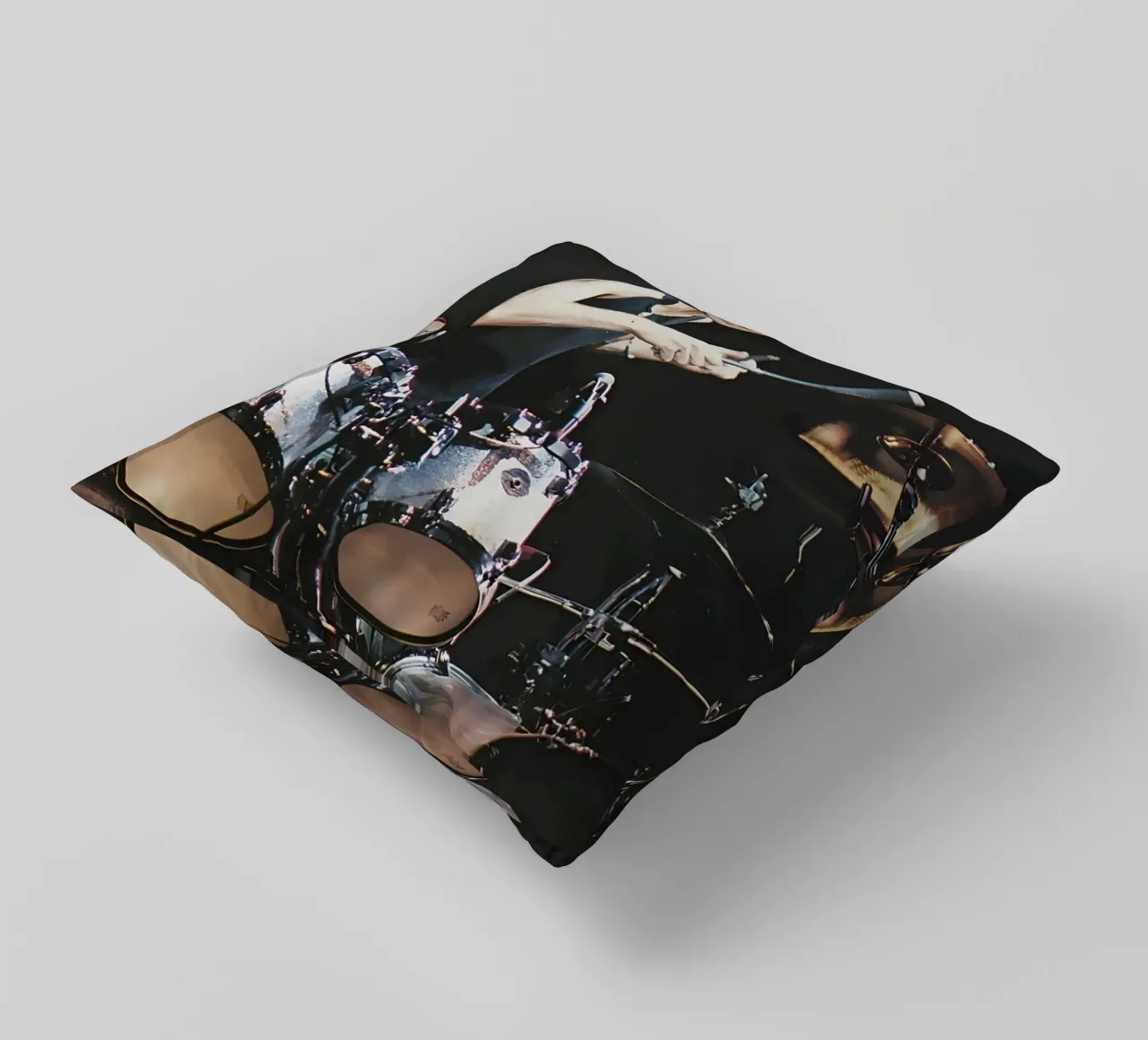 Lars Ulrich cuscino da Low poly art