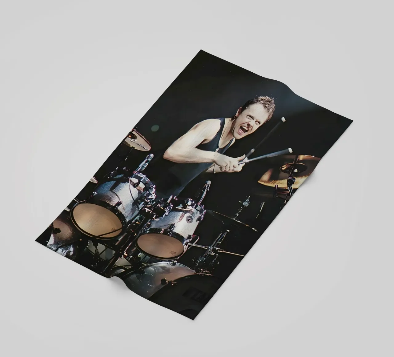 Lars Ulrich telo mare da Low poly art