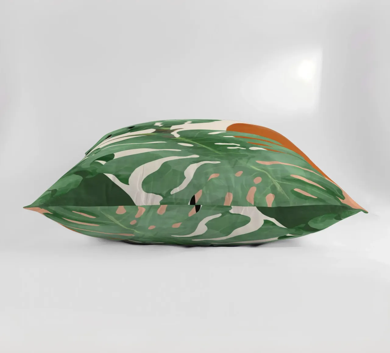 Tropical Leaves- Abstract Art decorative cushion by ThingDesign