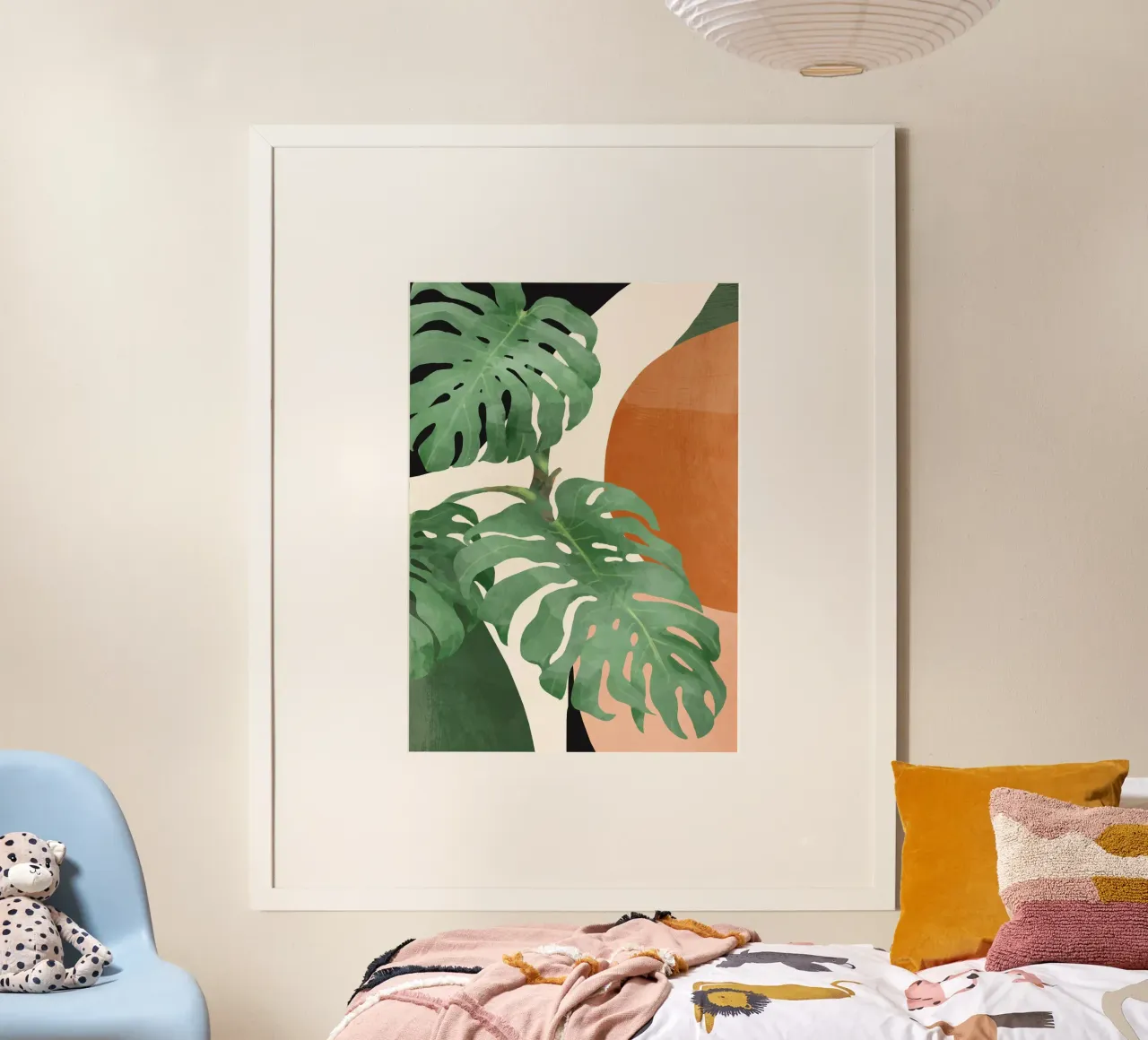 Tropische Bladeren- Abstracte Kunst hahnemühle van ThingDesign