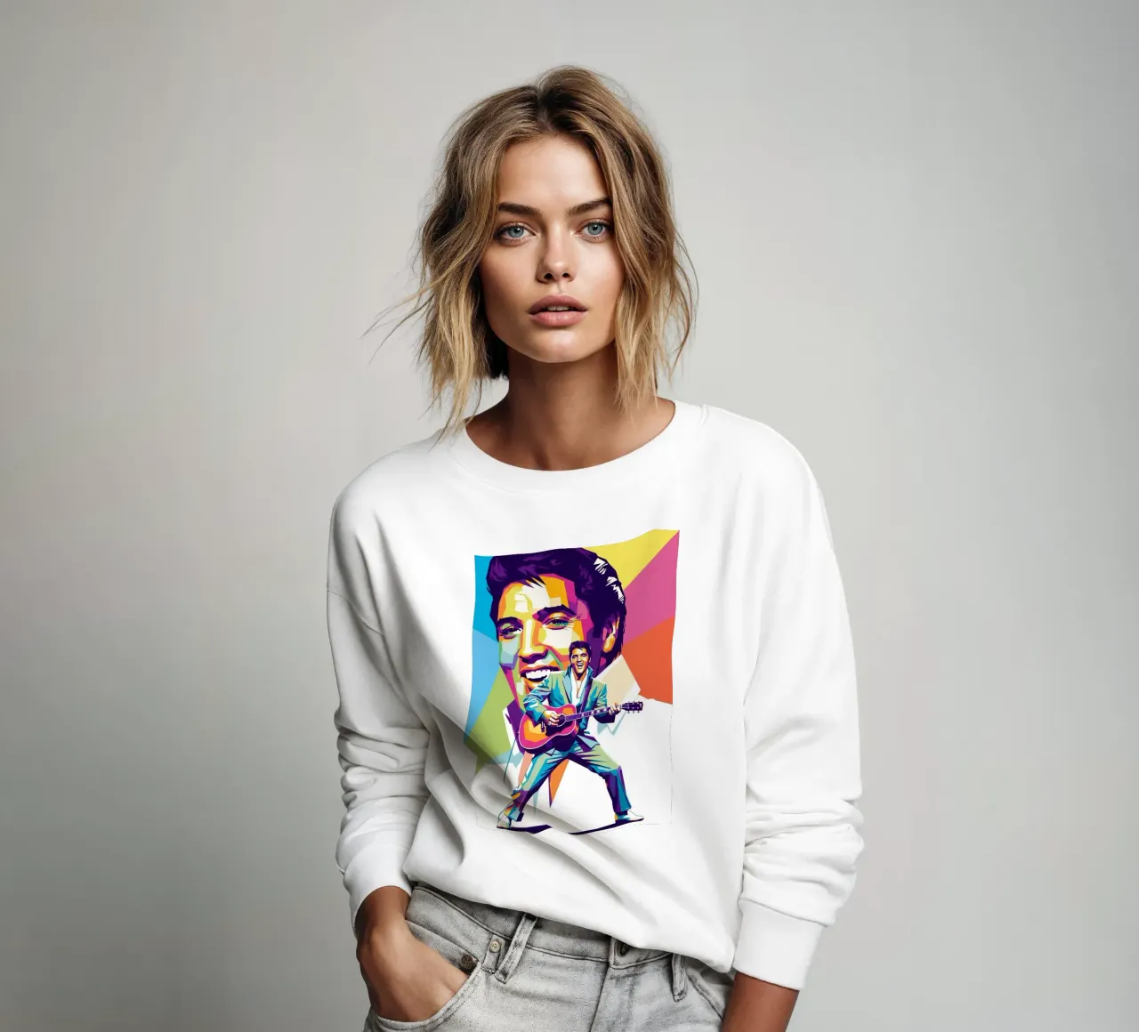 Re Elvis felpa da Hantamrata