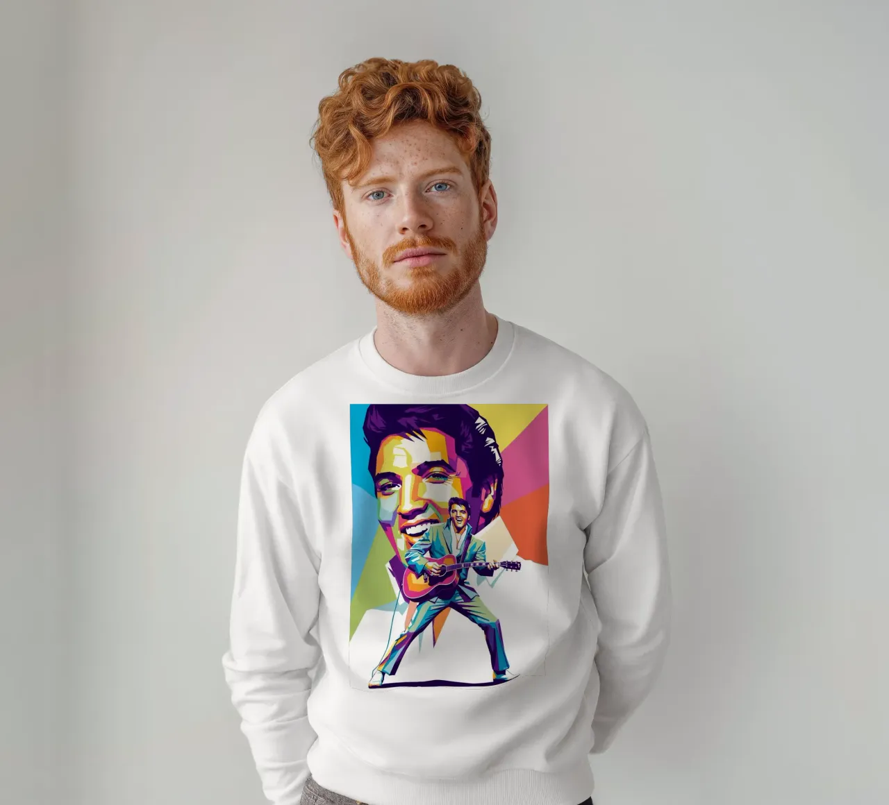 Re Elvis felpa da Hantamrata