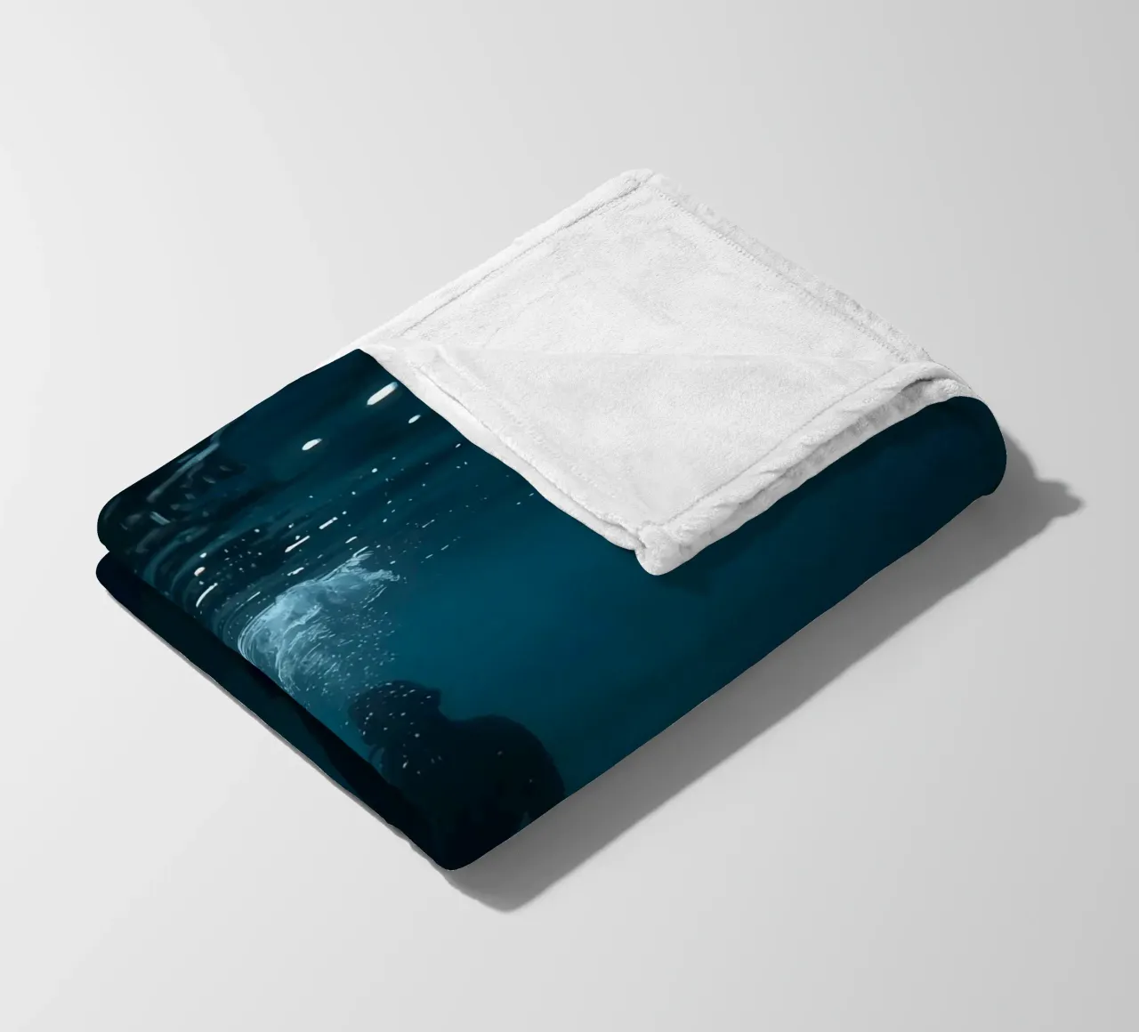 Silhouette subacquea di un sommozzatore coperta in pile da DesignDoodle