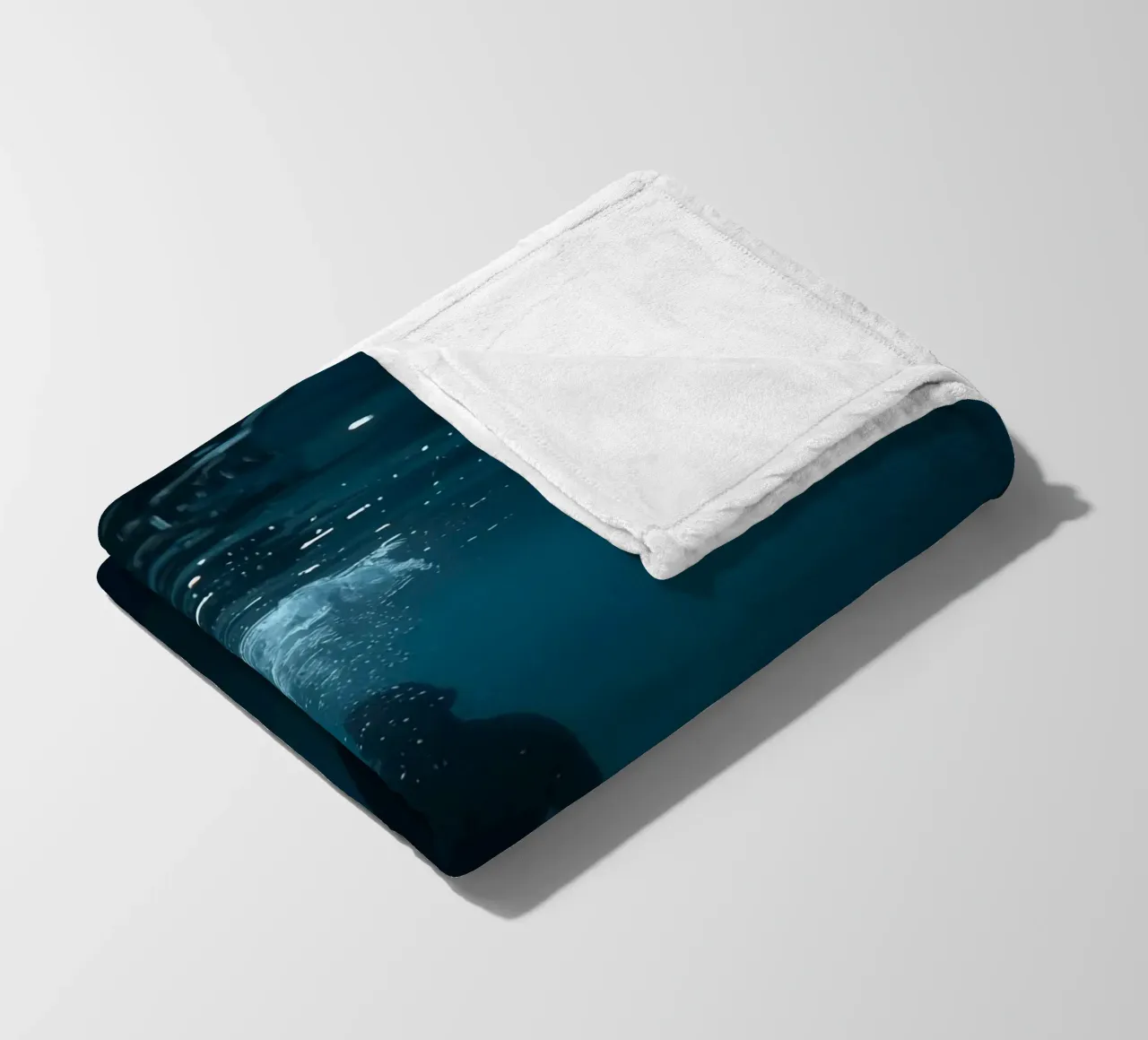 Silhouette subacquea di un sommozzatore coperta in pile da DesignDoodle