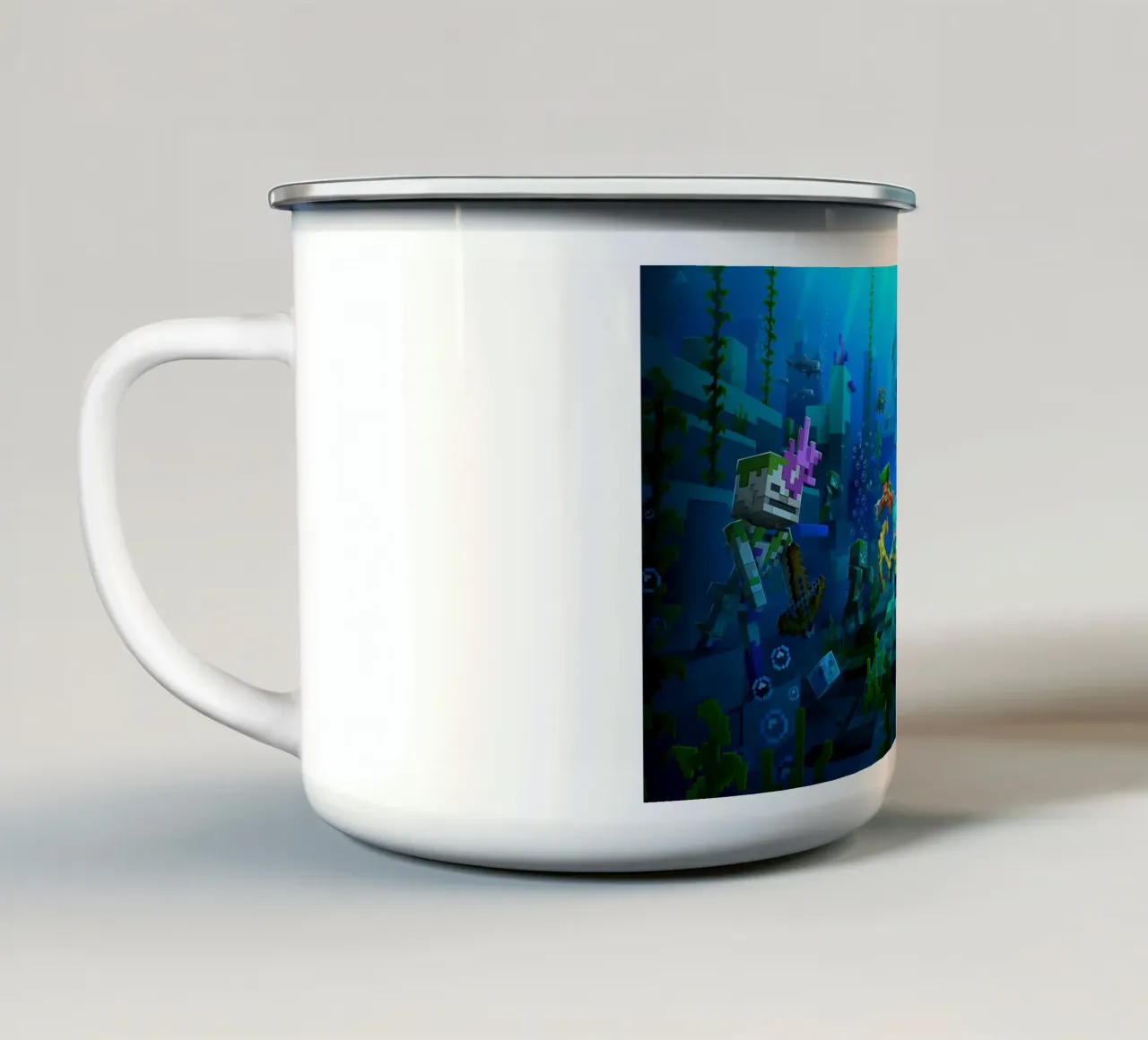 Minecraft tazza in smalto da E Cannon