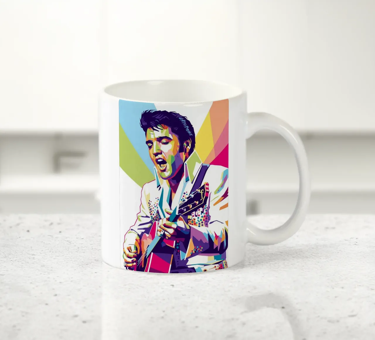 Elvis la leggenda tazza in ceramica da Hantamrata