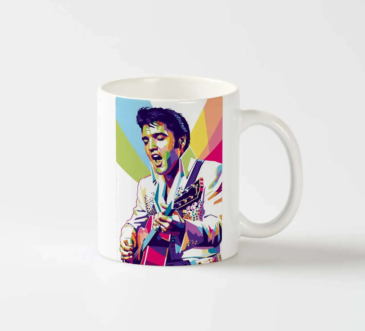 Elvis la leggenda tazza in ceramica da Hantamrata