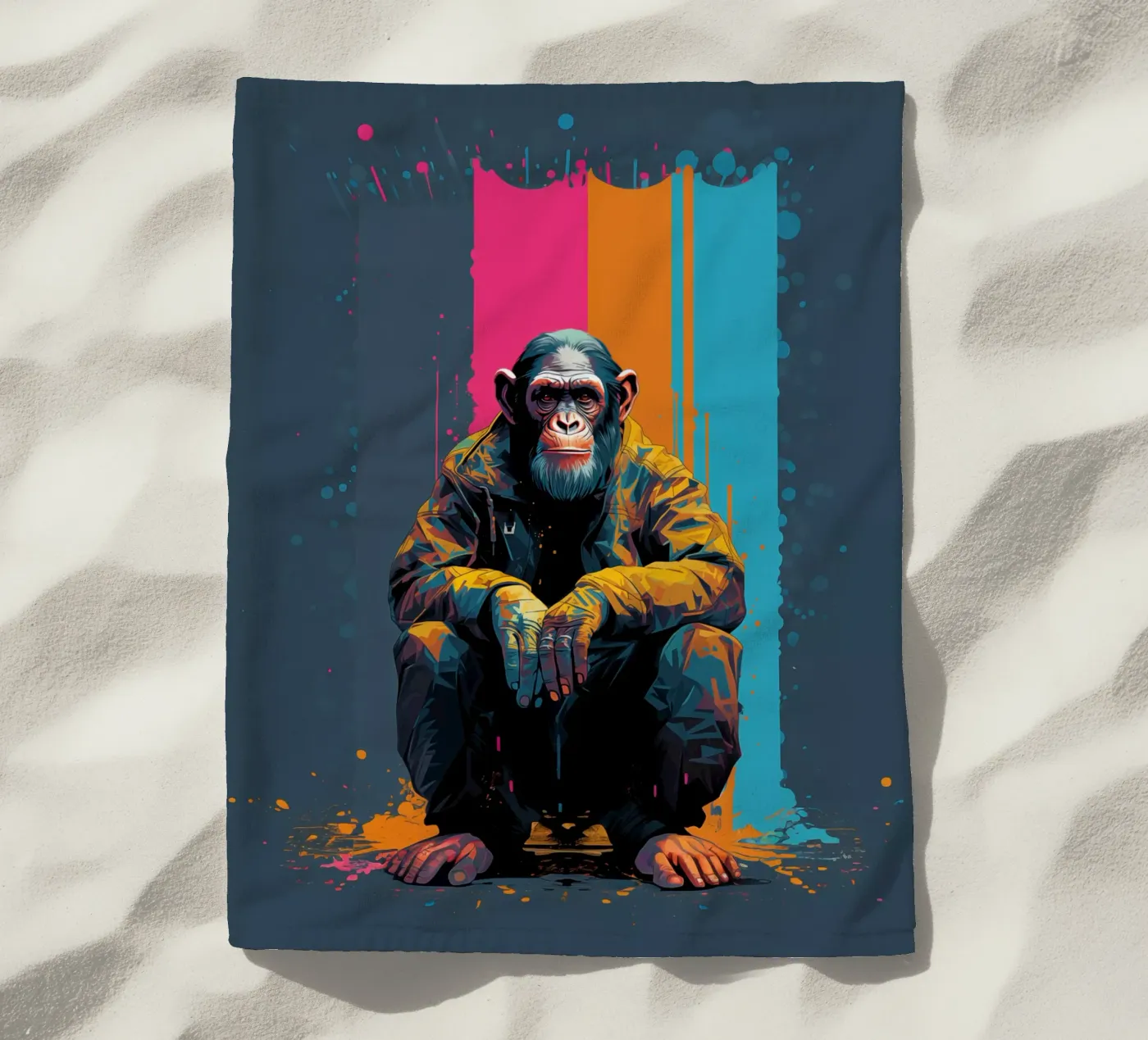 Splat serviette de plage de Art Unleashed