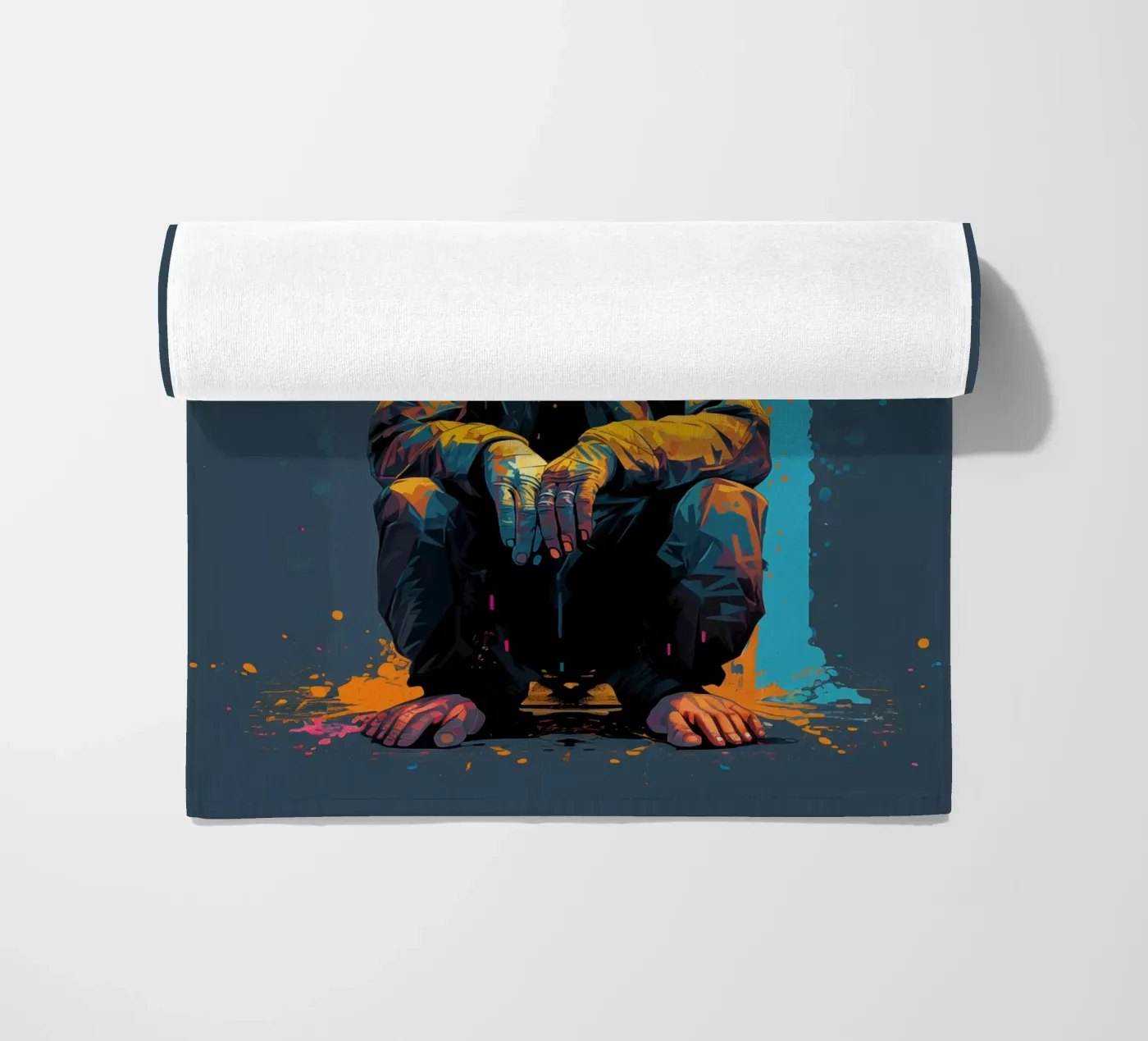 Splat serviette de plage de Art Unleashed