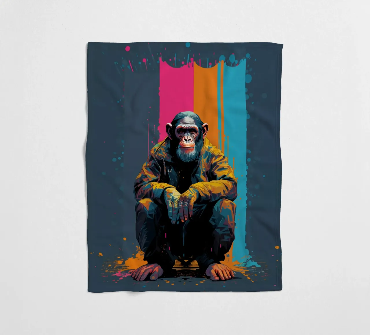 Splat Fleecedecke von Art Unleashed