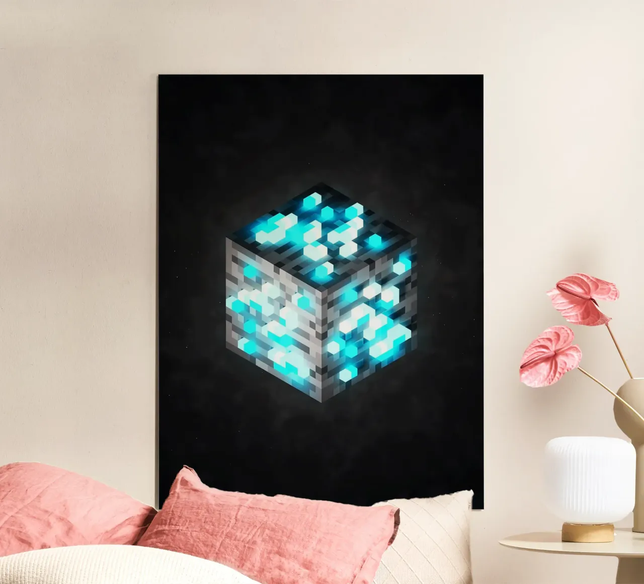 Minecraft poster con telaio in legno da E Cannon
