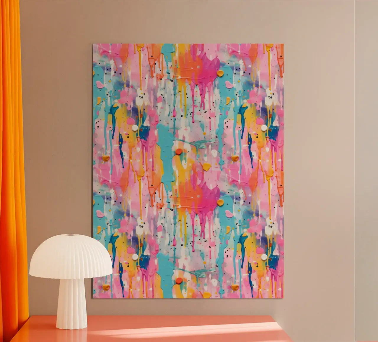 Paint Splatter Malerei Pinselstriche 3a Poster von Yaso Design Paint