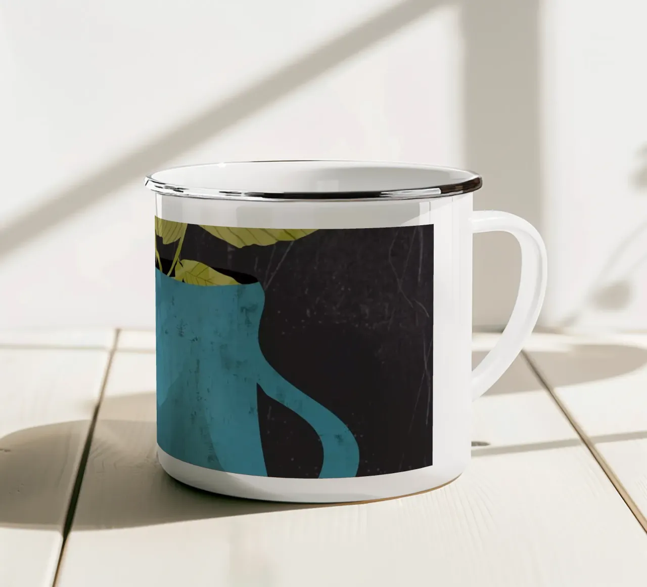Vaso 6 tazza in smalto da ThingDesign