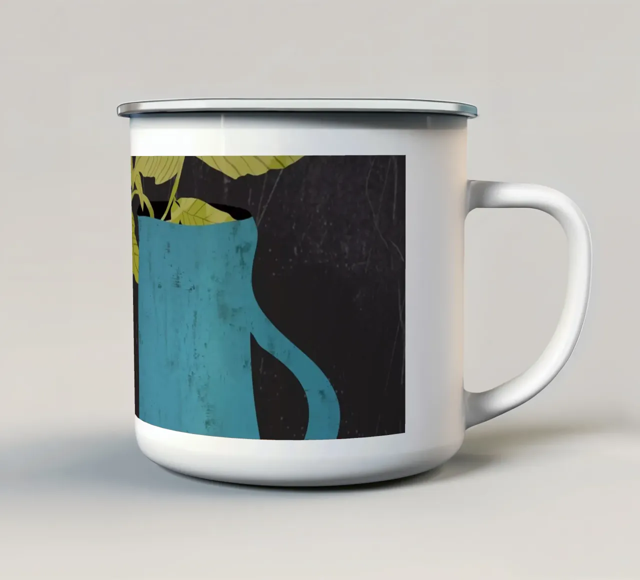 Vaso 6 tazza in smalto da ThingDesign