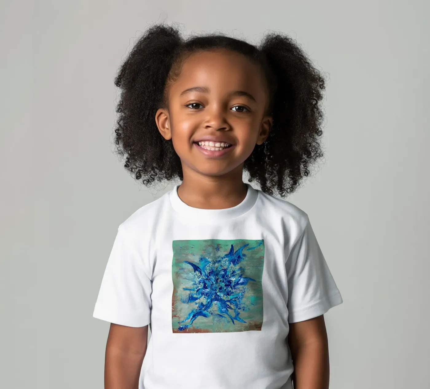 SENSAZIONE DI INTIMITÀ t-shirt bambini da Thierry Vobmann Abstract painting