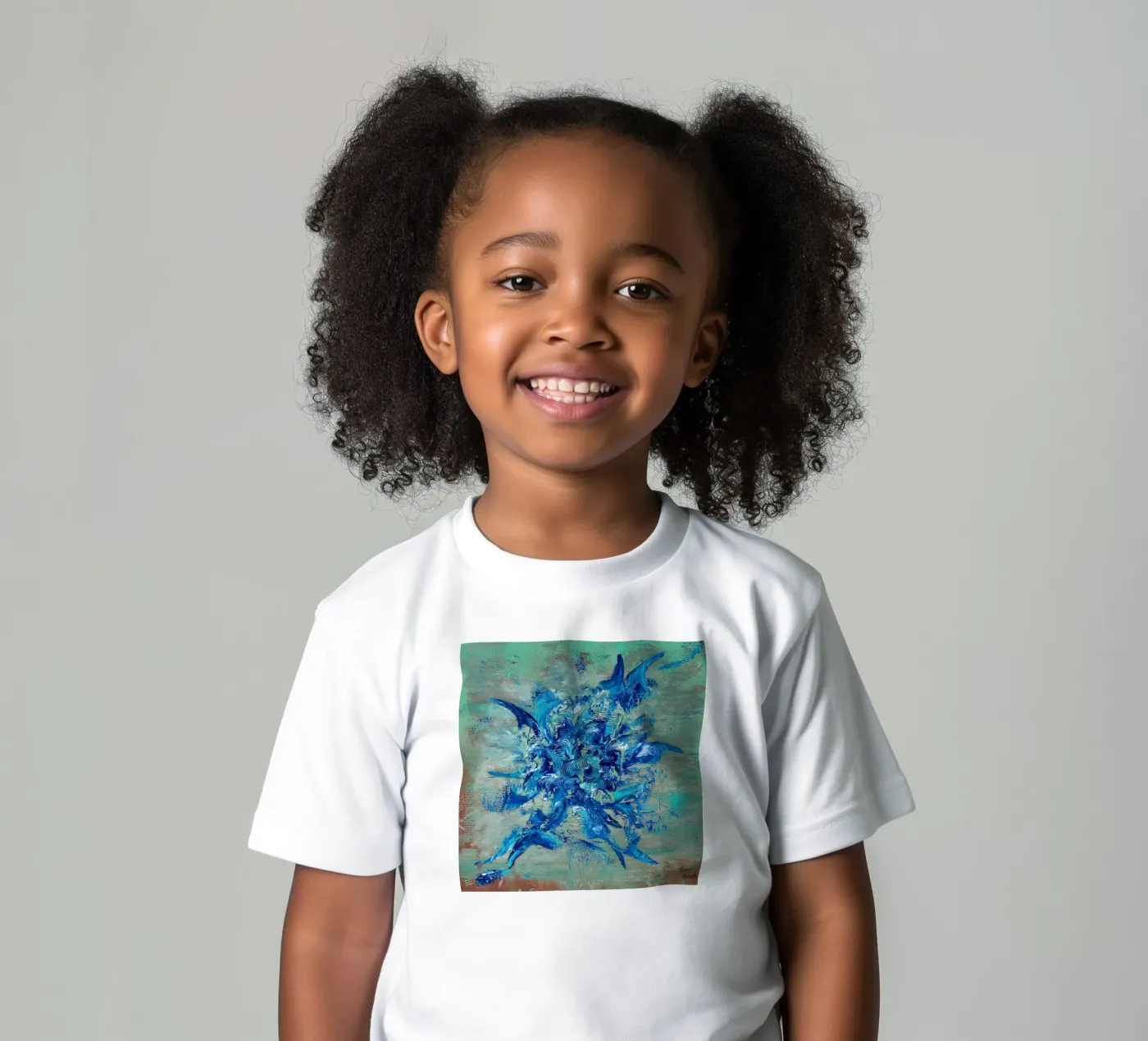 SENSAZIONE DI INTIMITÀ t-shirt bambini da Thierry Vobmann Abstract painting