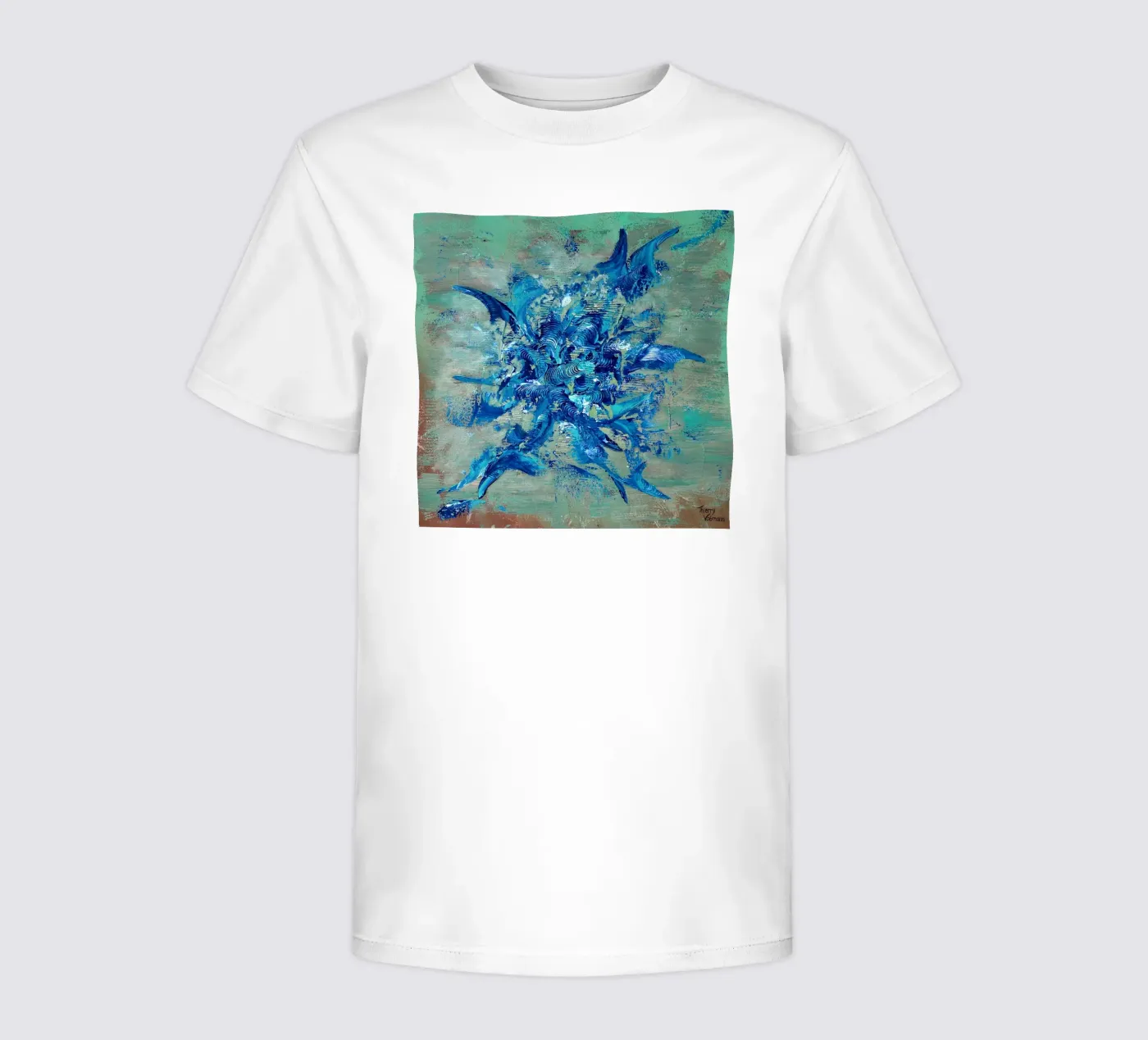 SENSAZIONE DI INTIMITÀ t-shirt bambini da Thierry Vobmann Abstract painting