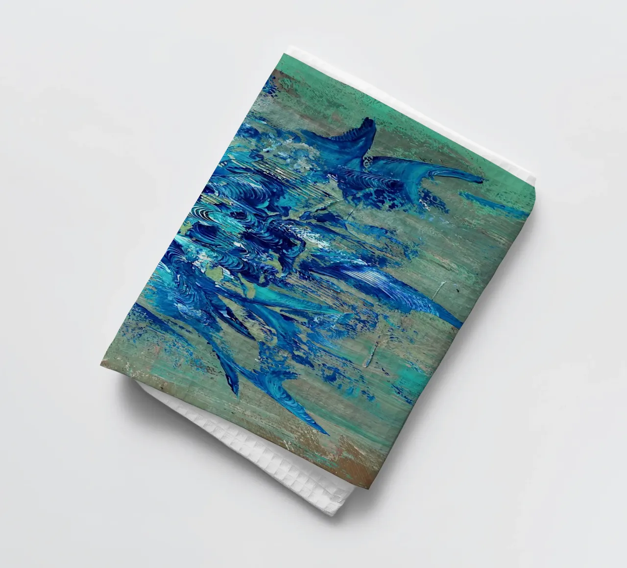 SENTIMENT D'INTIMITÉ torchon de Thierry Vobmann Abstract painting