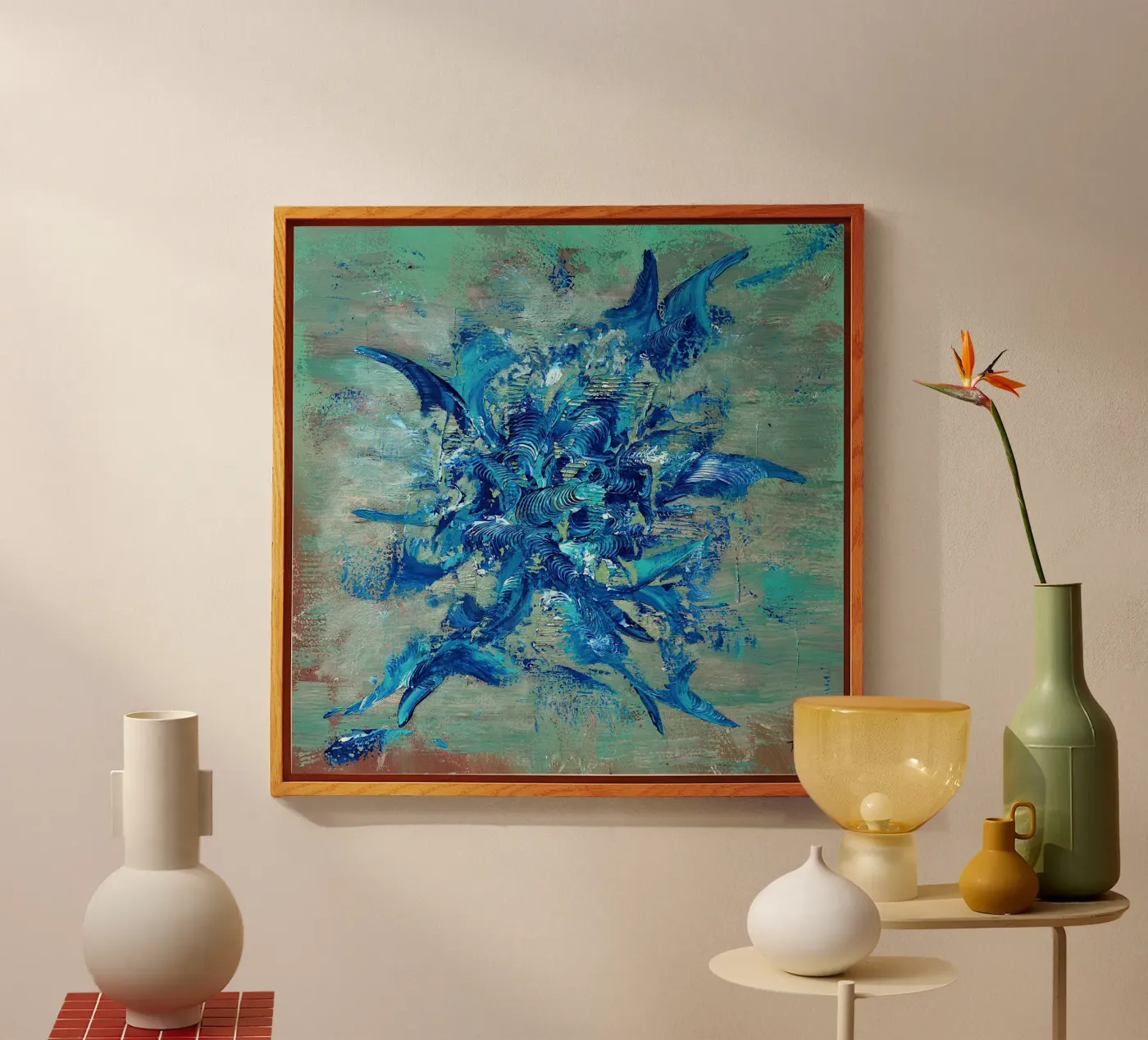 SENSAZIONE DI INTIMITÀ plexiglass da Thierry Vobmann Abstract painting