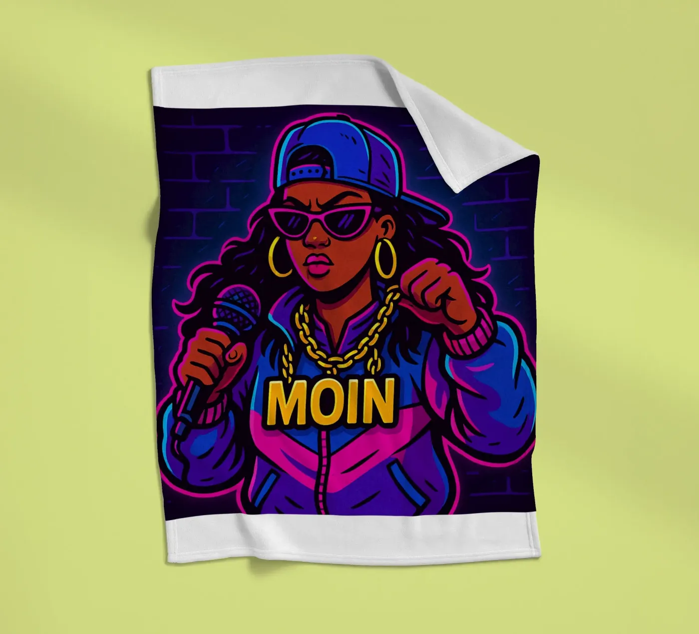 Moin! fleece blanket by Fies&Fein