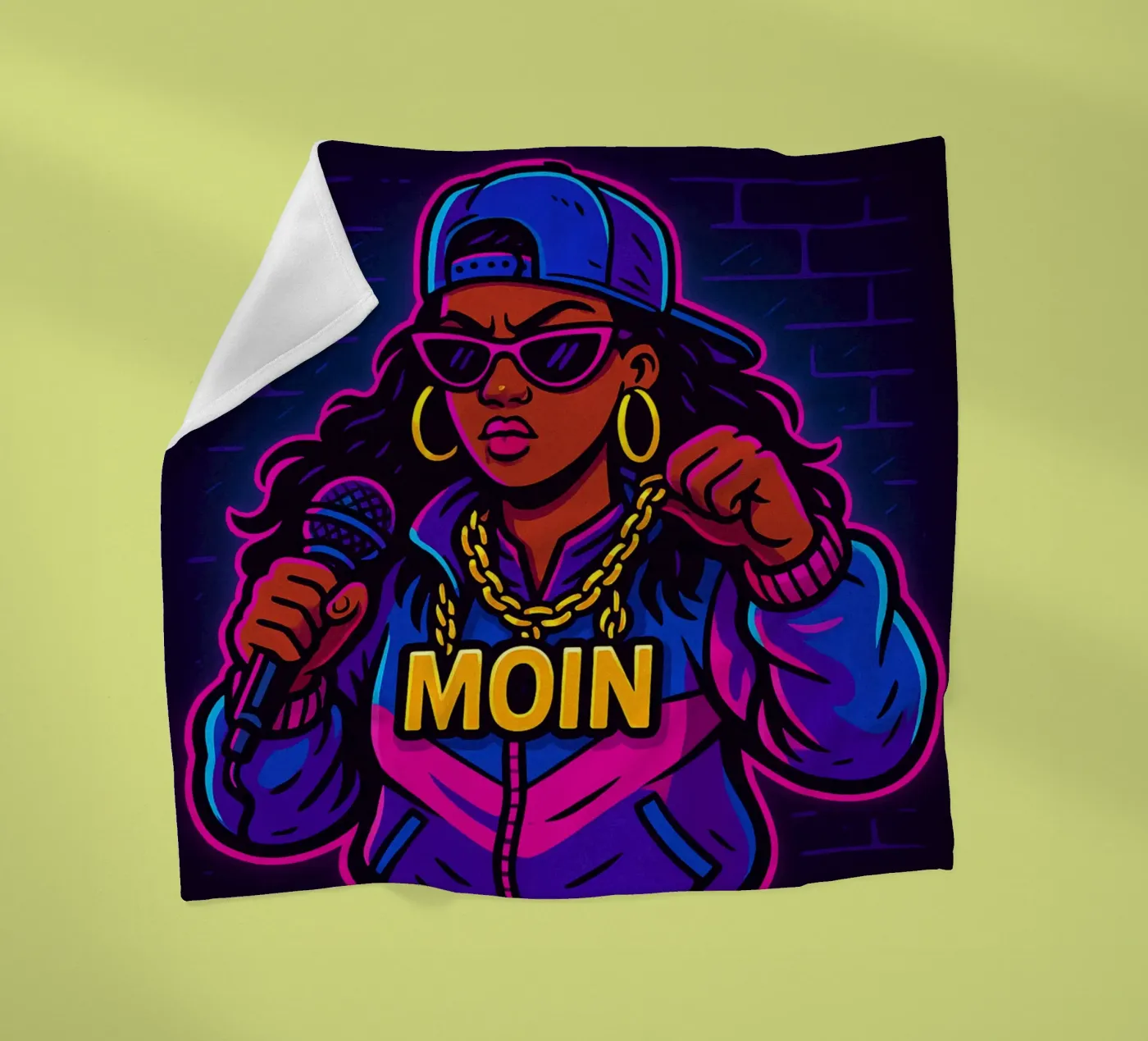 Moin! fleece blanket by Fies&Fein