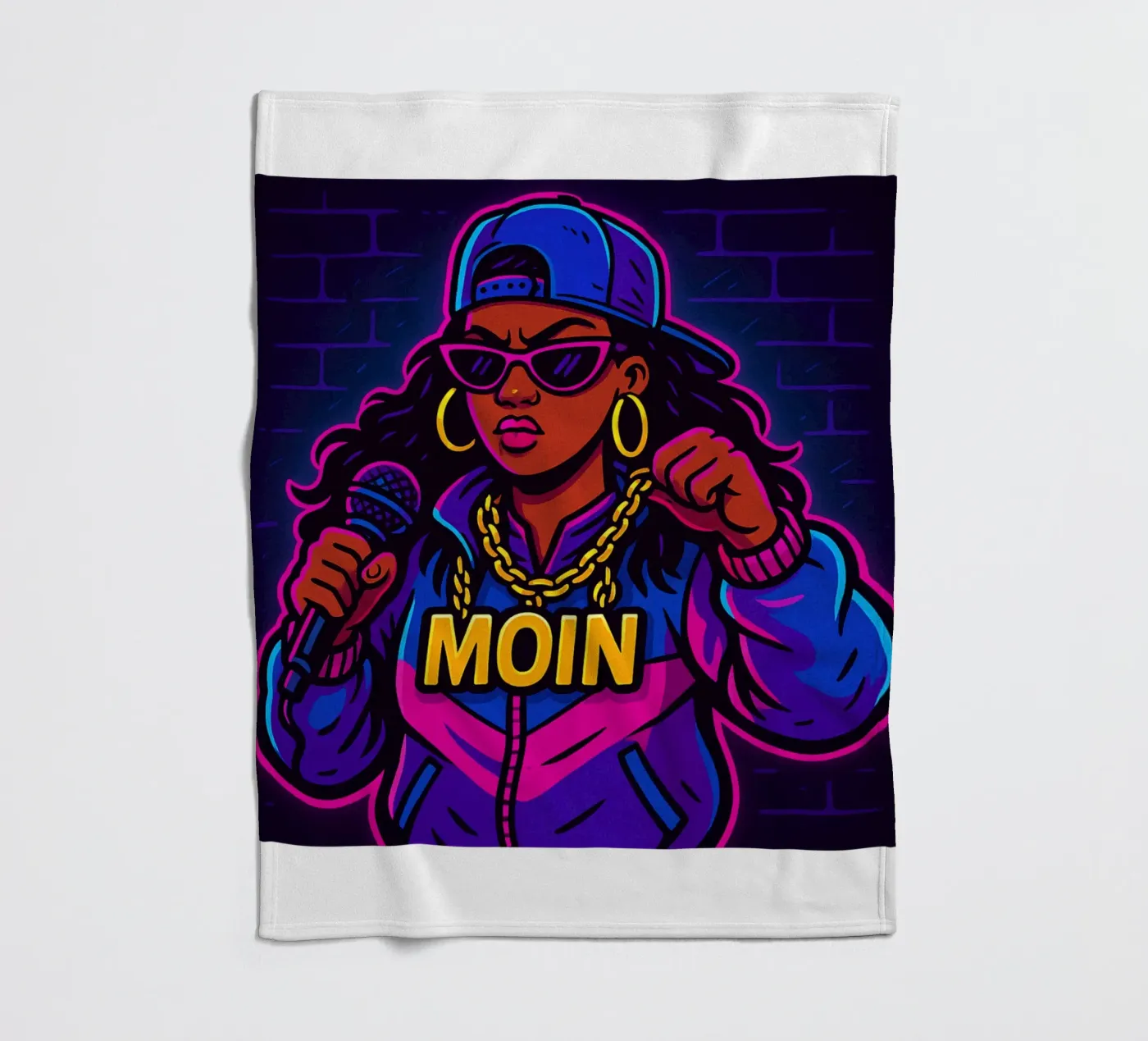 Moin! fleece blanket by Fies&Fein