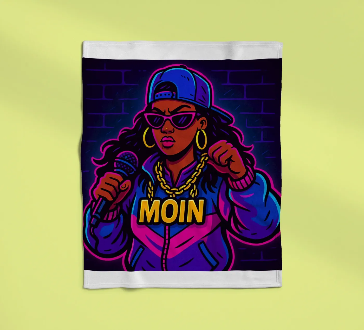 Moin! fleece blanket by Fies&Fein