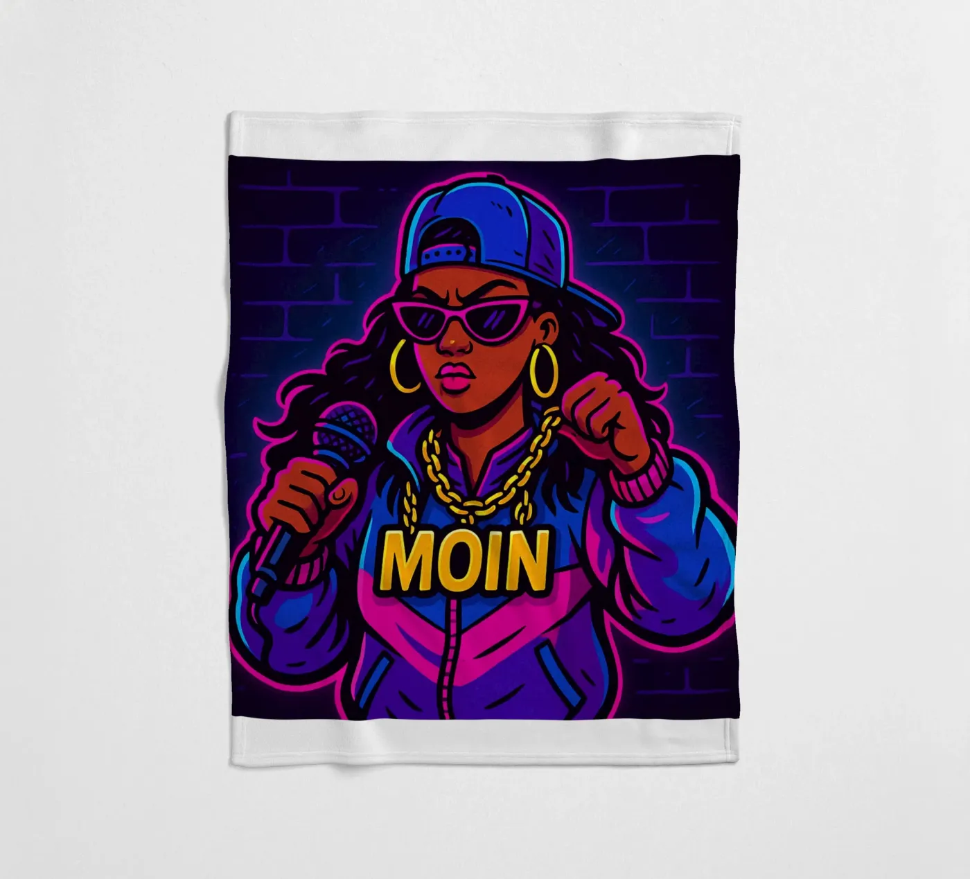 Moin! fleece blanket by Fies&Fein