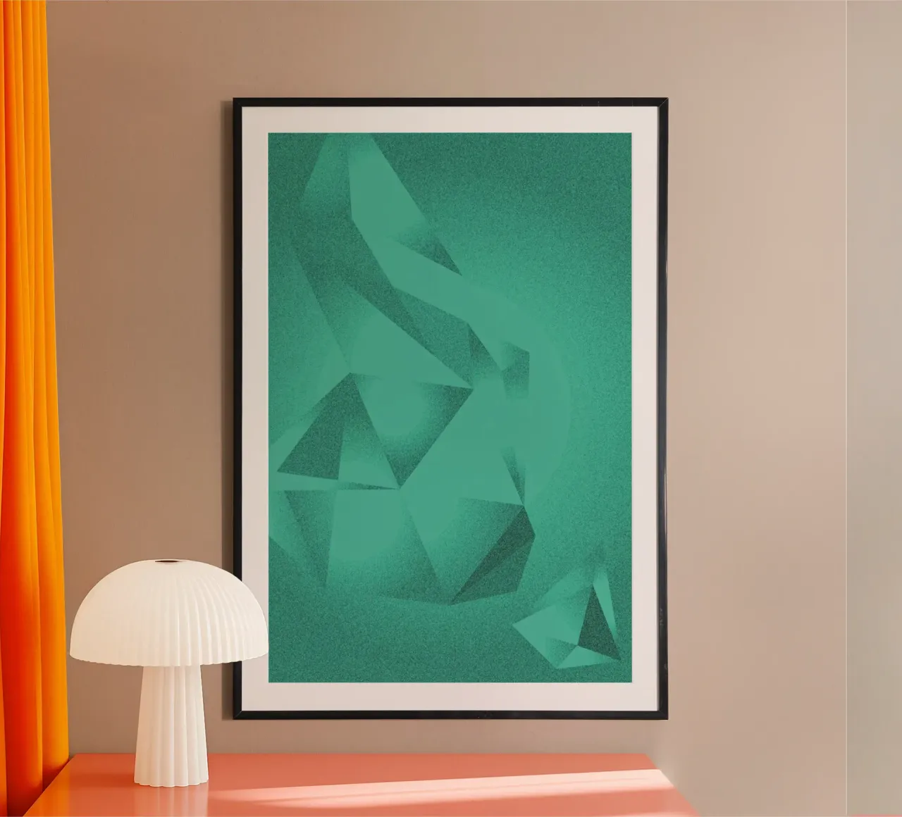 Crystals Green poster da Andreas Jarner