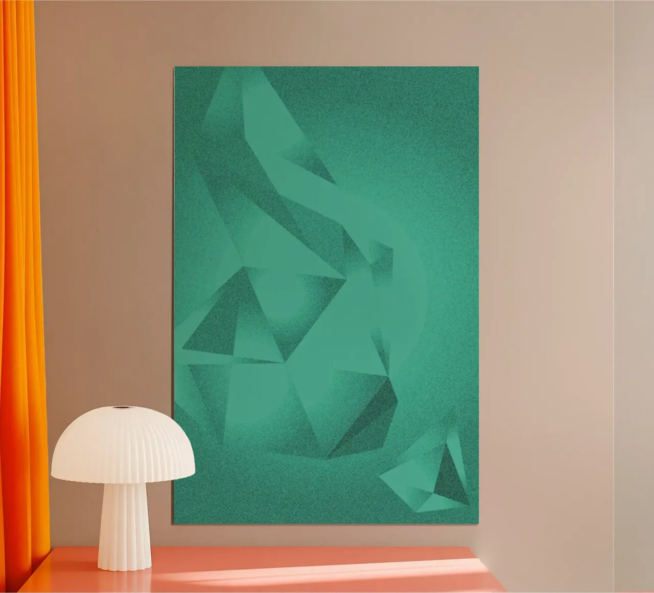 Crystals Green poster da Andreas Jarner