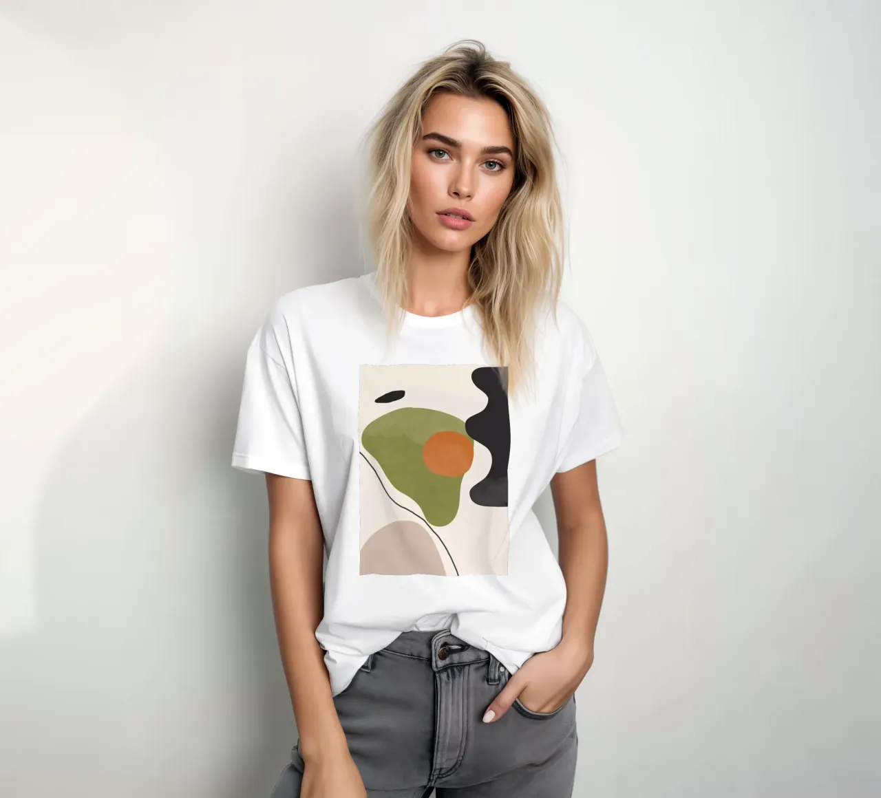 Abstract Shapes 60 t-shirt by ThingDesign