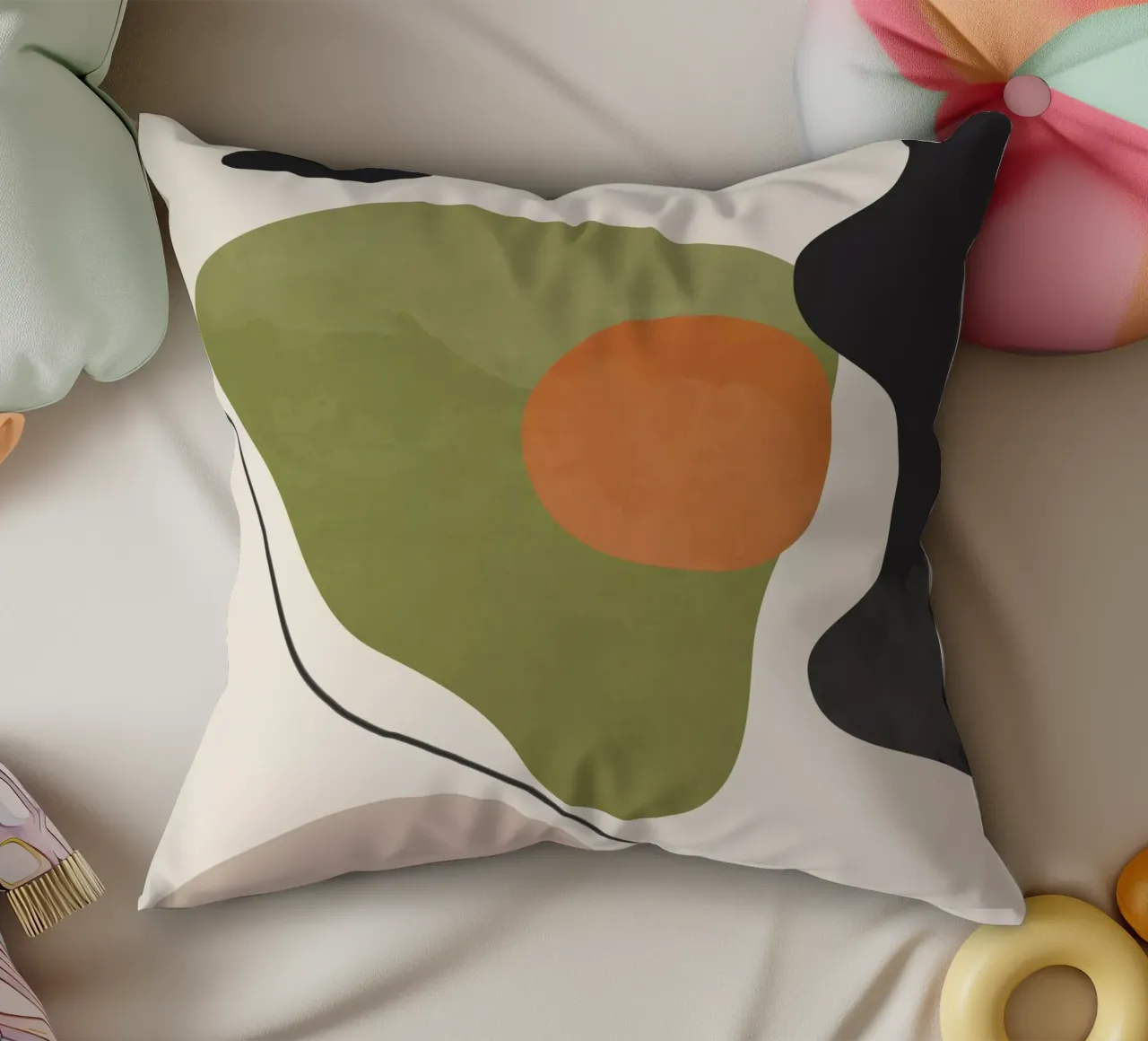 Forme astratte 60 cuscino da ThingDesign