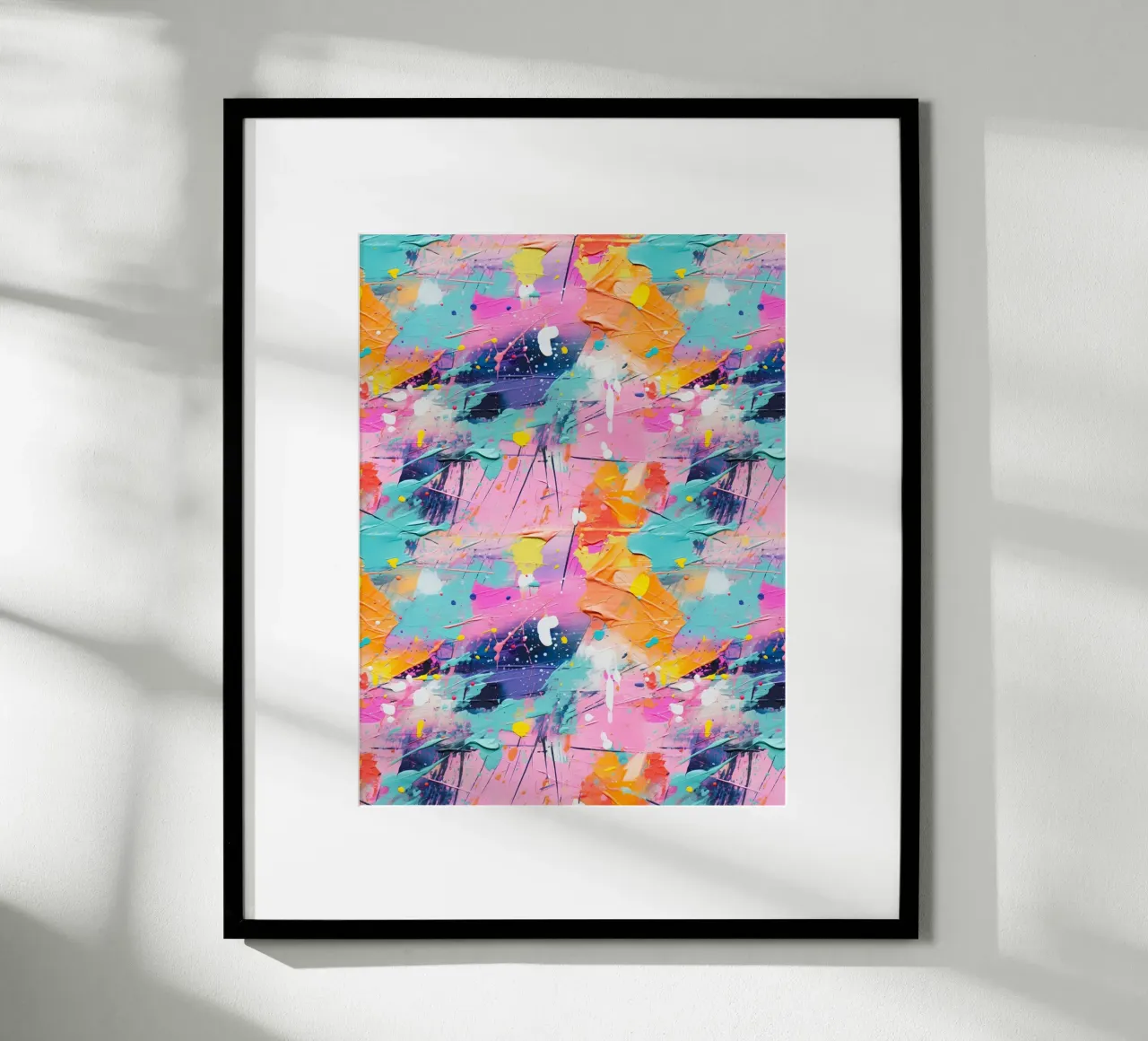 Paint Splatter Malerei Pinselstriche 8a Poster von Yaso Design Paint