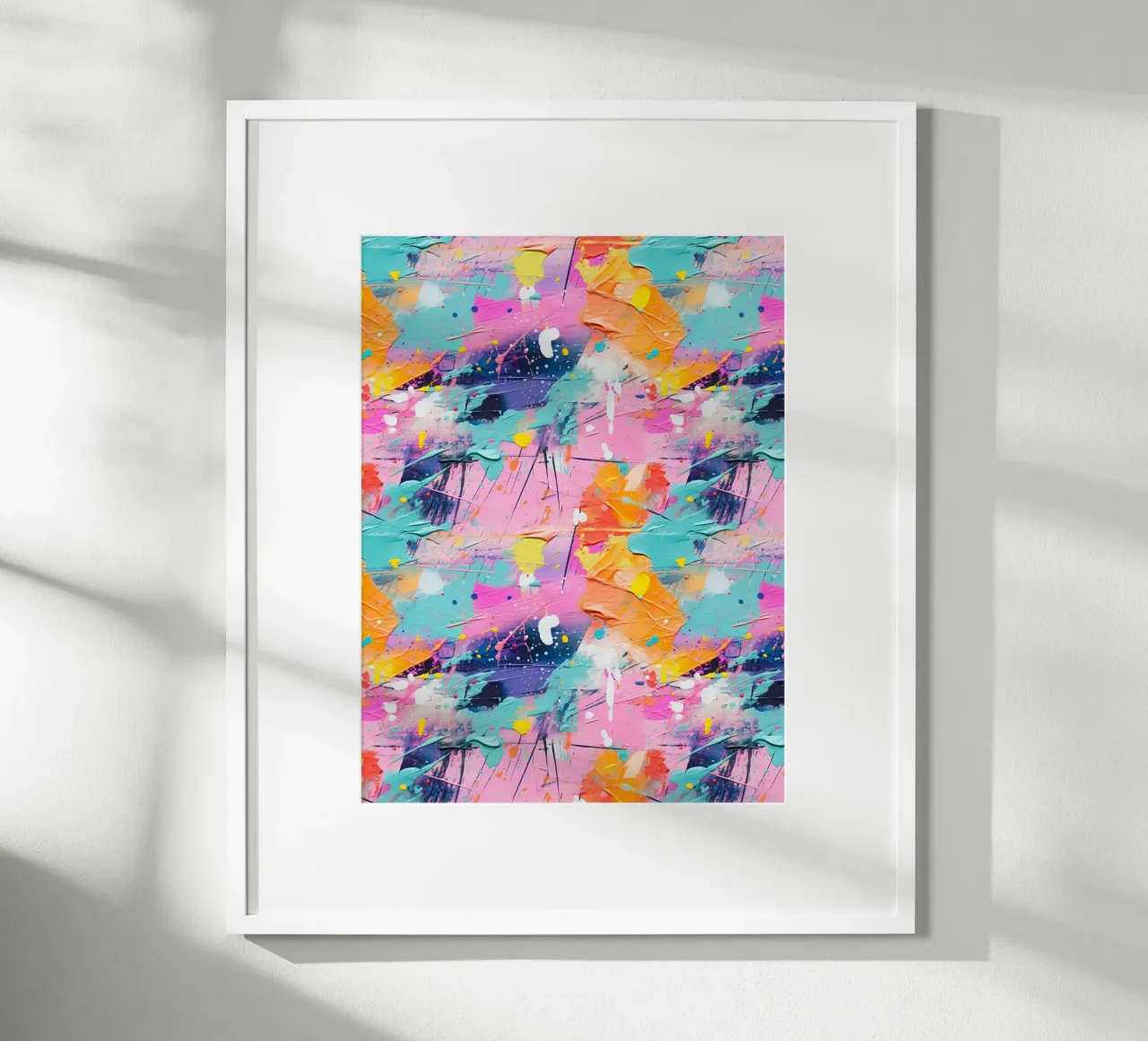 Paint Splatter Malerei Pinselstriche 8a Poster von Yaso Design Paint
