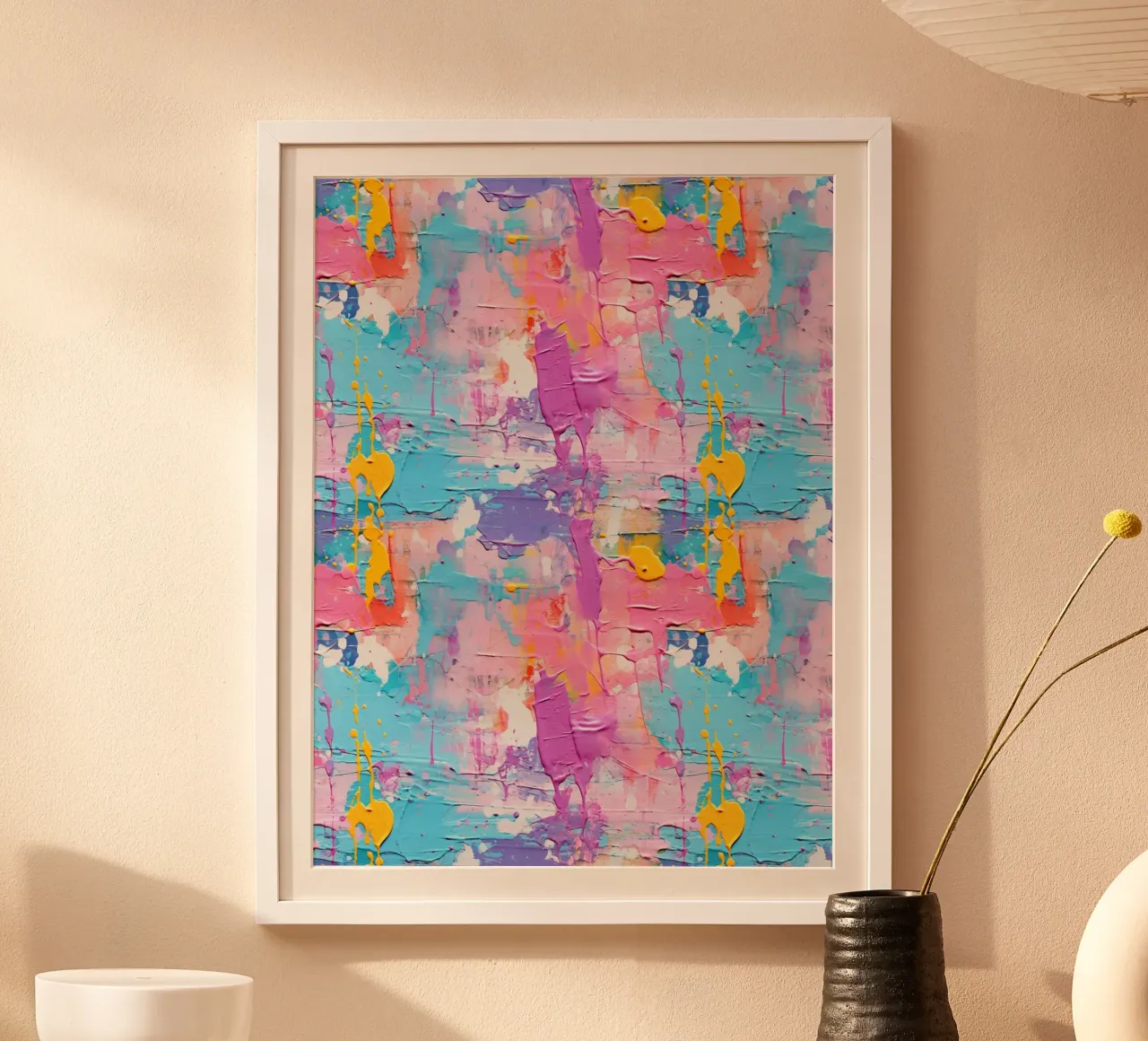 Paint Splatter Malerei Pinselstriche 10a Poster von Yaso Design Paint