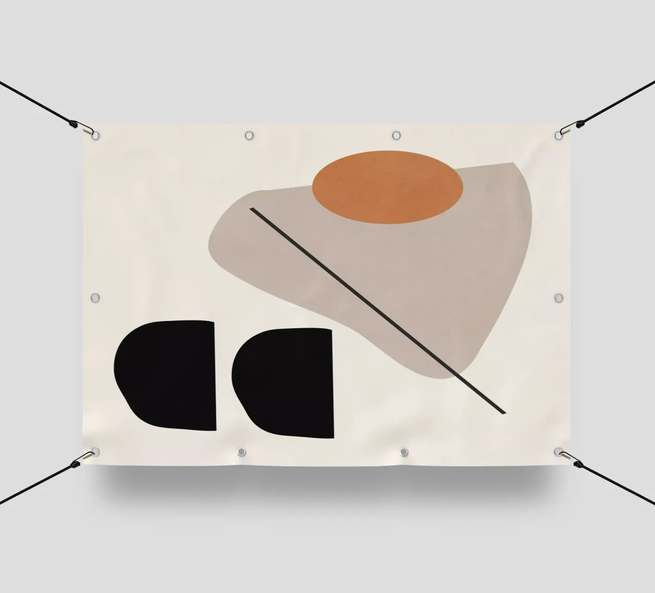 Formes abstraites 61 bâche pvc de ThingDesign