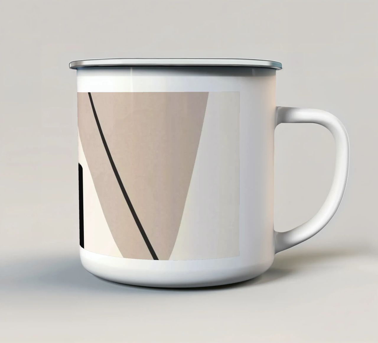 Forme astratte 61 tazza in smalto da ThingDesign