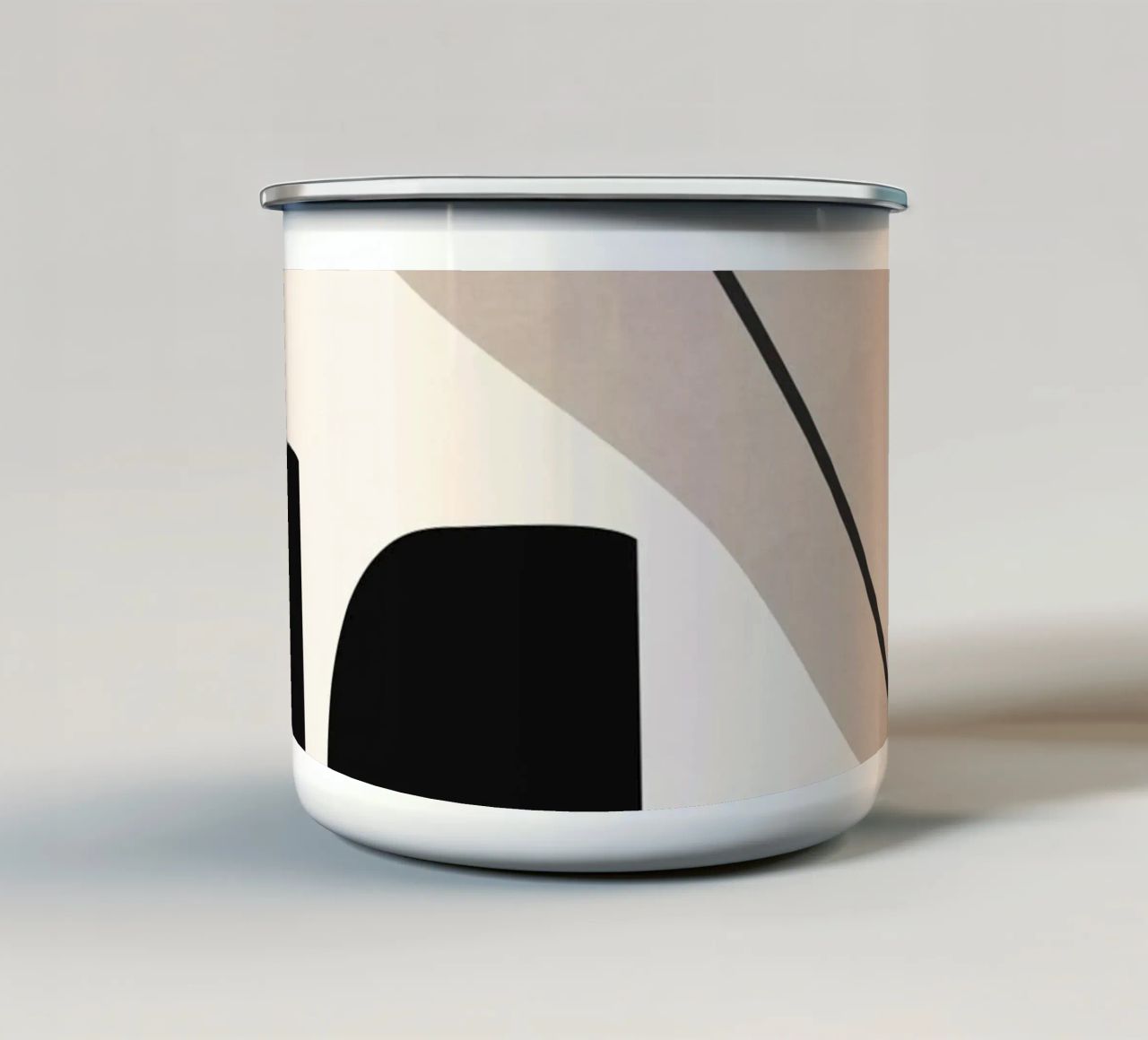 Forme astratte 61 tazza in smalto da ThingDesign