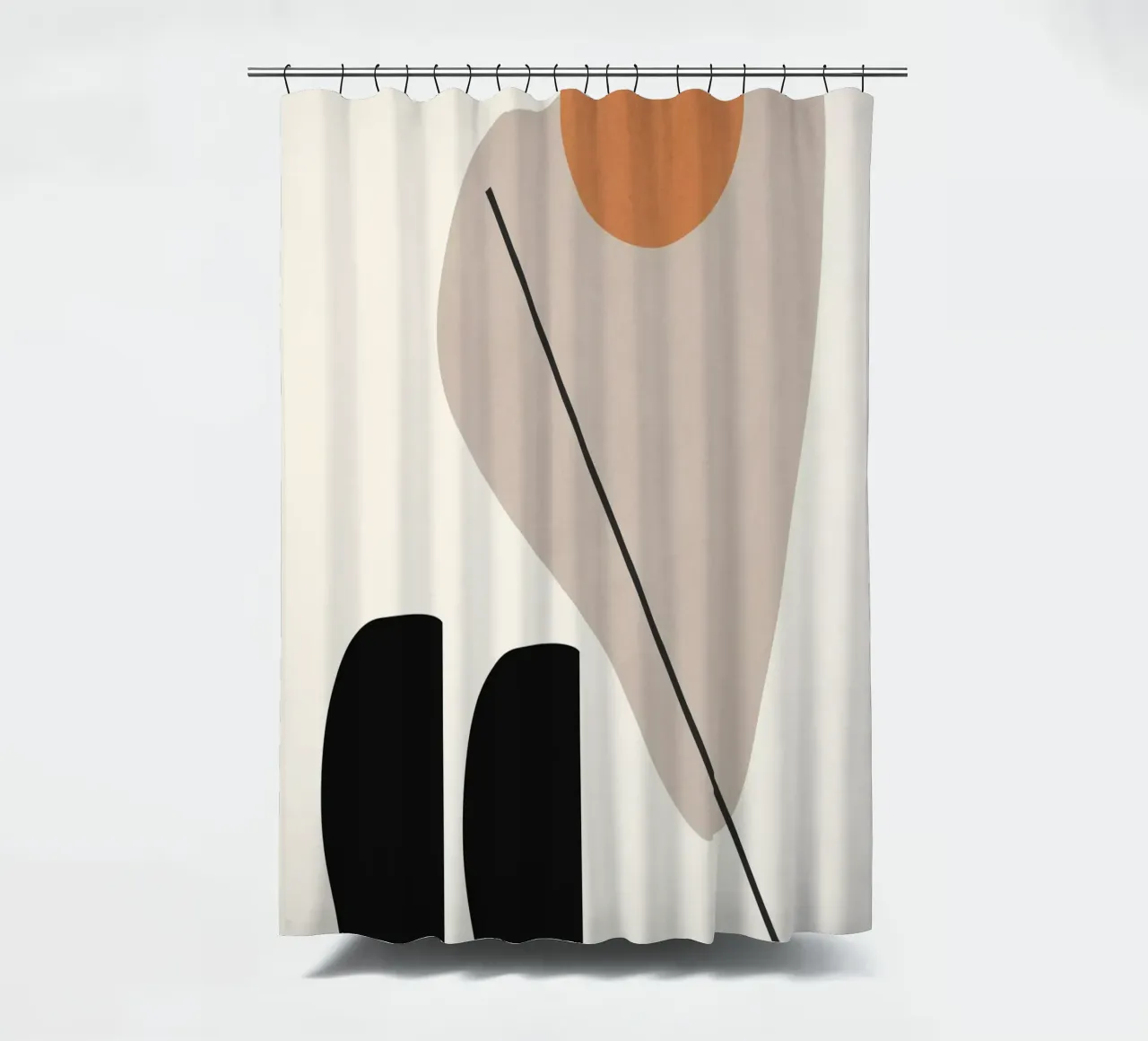 Abstract Shapes 61 shower curtain by ThingDesign