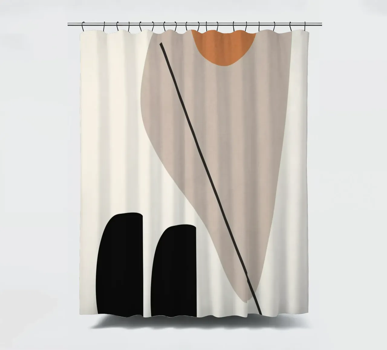 Abstract Shapes 61 shower curtain by ThingDesign