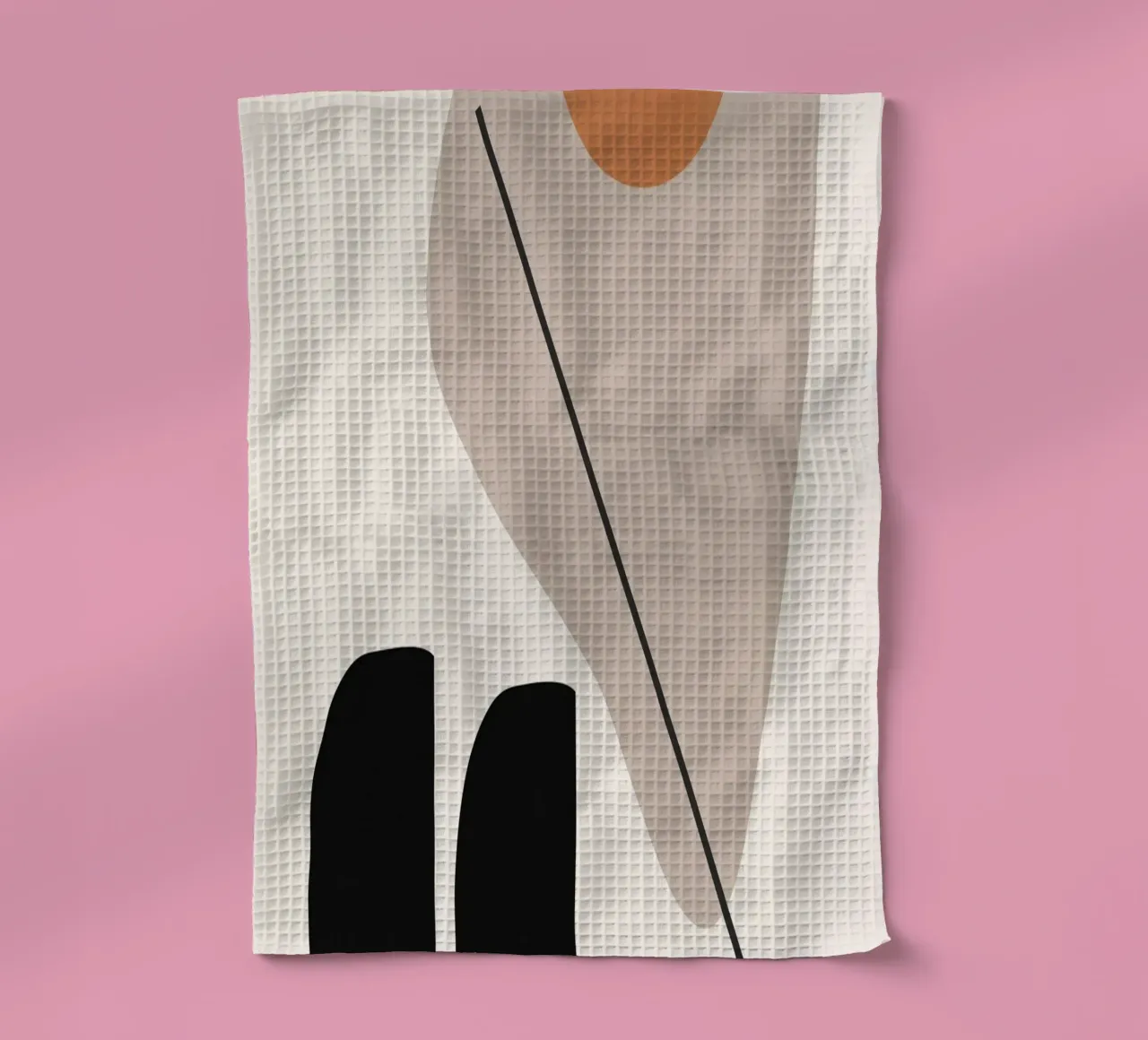 Abstract Shapes 61 tea towel by ThingDesign