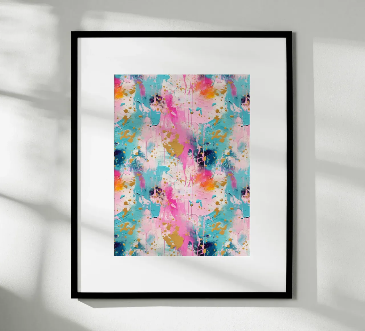 Schizzi di vernice Pennellate di pittura 11a poster da Yaso Design Paint