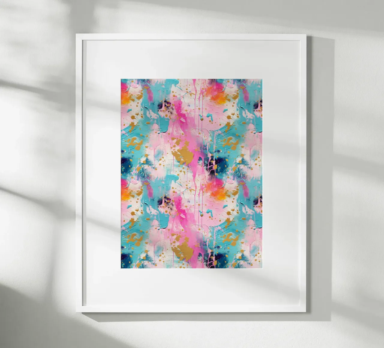 Schizzi di vernice Pennellate di pittura 11a poster da Yaso Design Paint