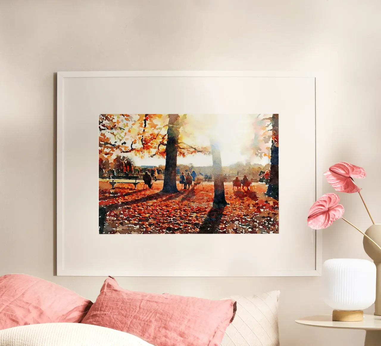 Autunno a Parigi poster da Massimo Frascogna