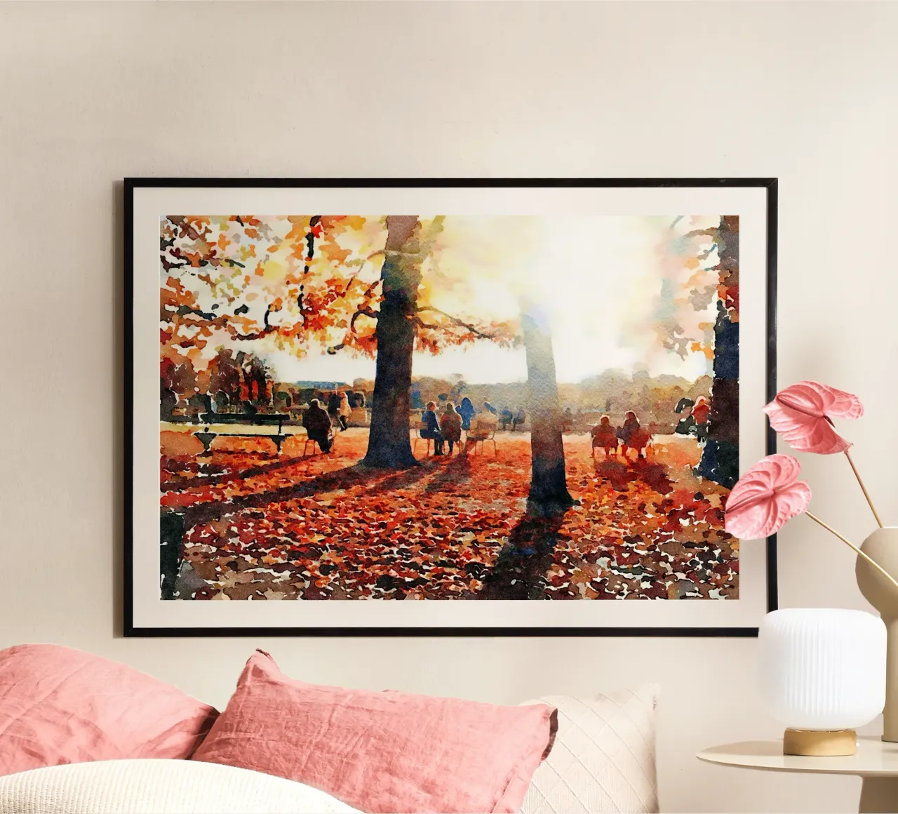 Autunno a Parigi poster da Massimo Frascogna
