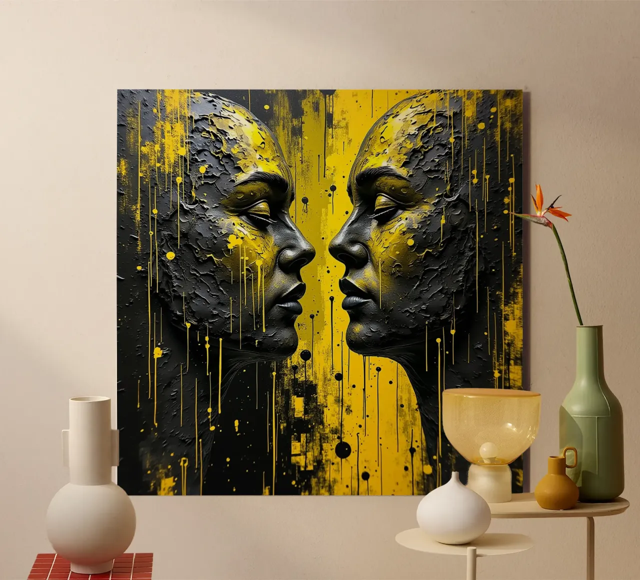 Mirror_image_yellow_1 forex plate by AI-Portraits by LK