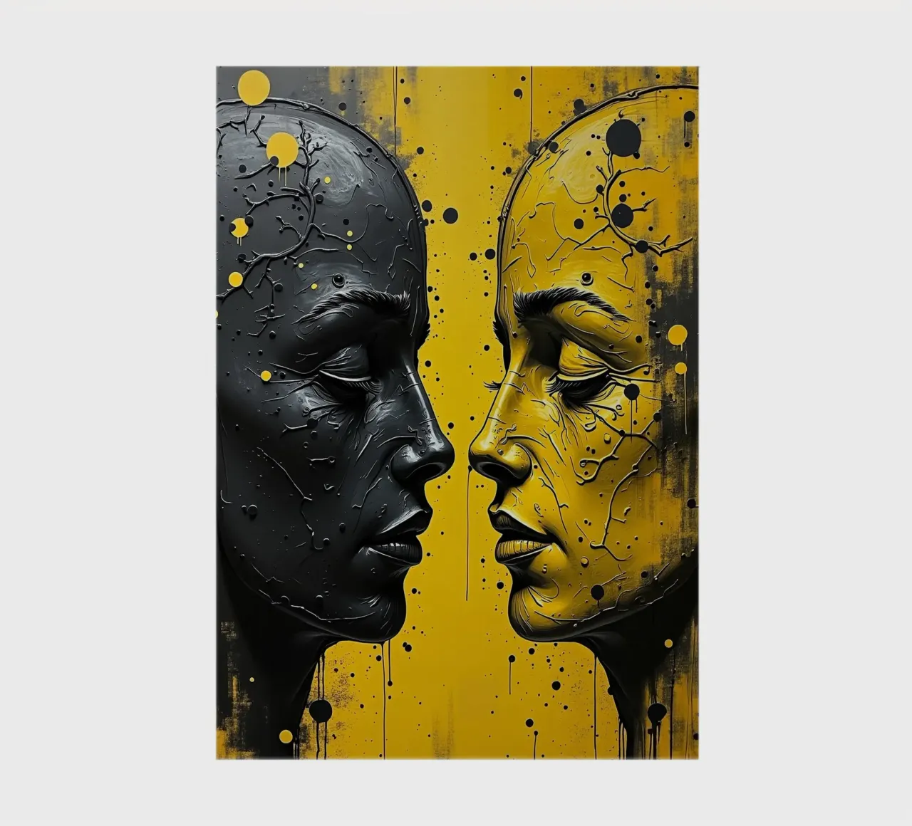 reflet_jaune_2 carnet de notes de AI-Portraits by LK