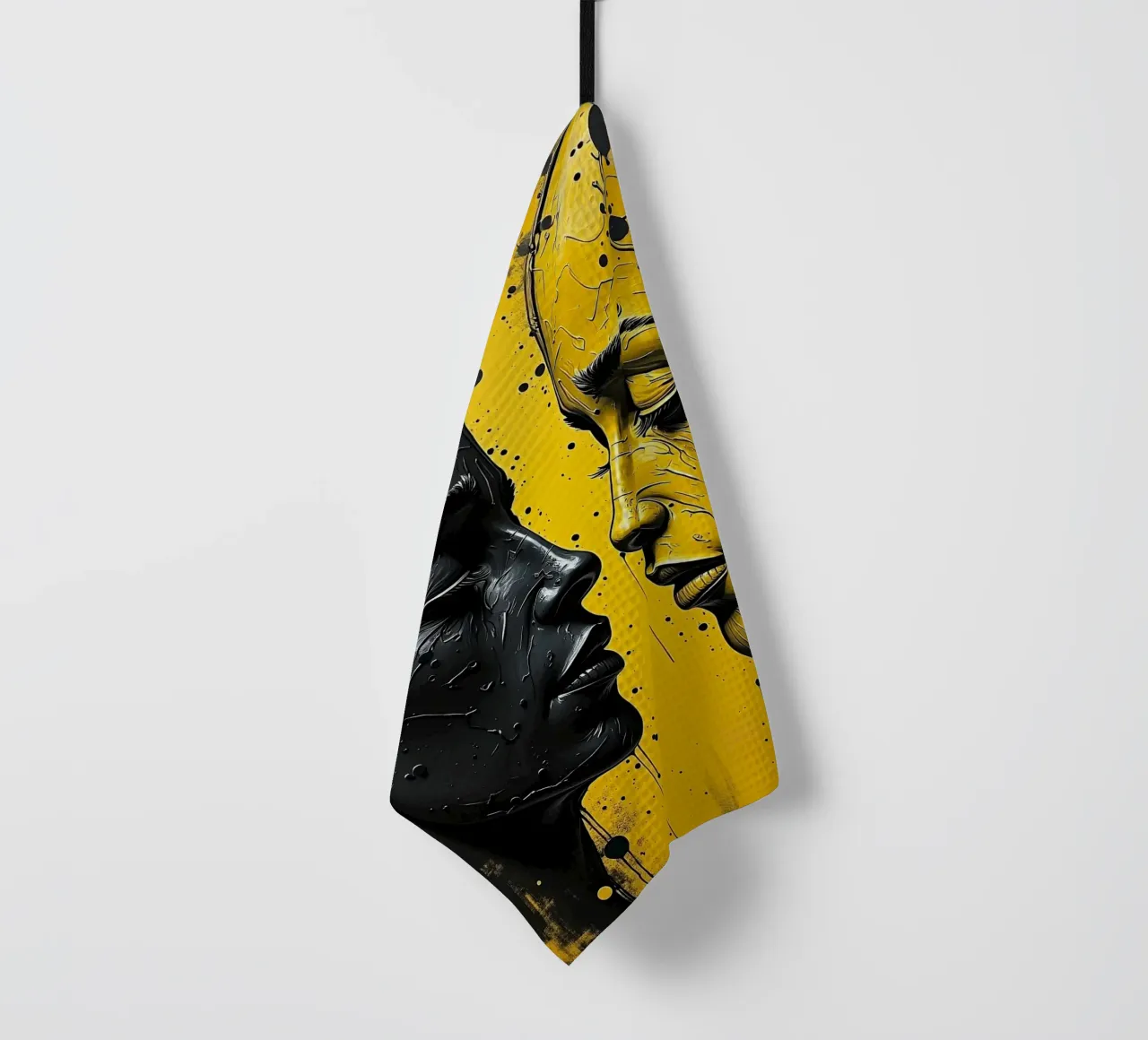 reflet_jaune_2 torchon de AI-Portraits by LK