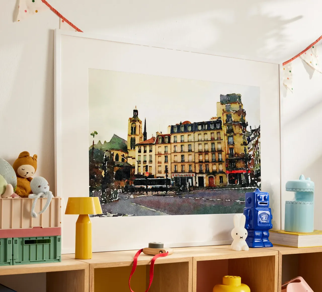 A Parigi poster con telaio in alluminio da Massimo Frascogna
