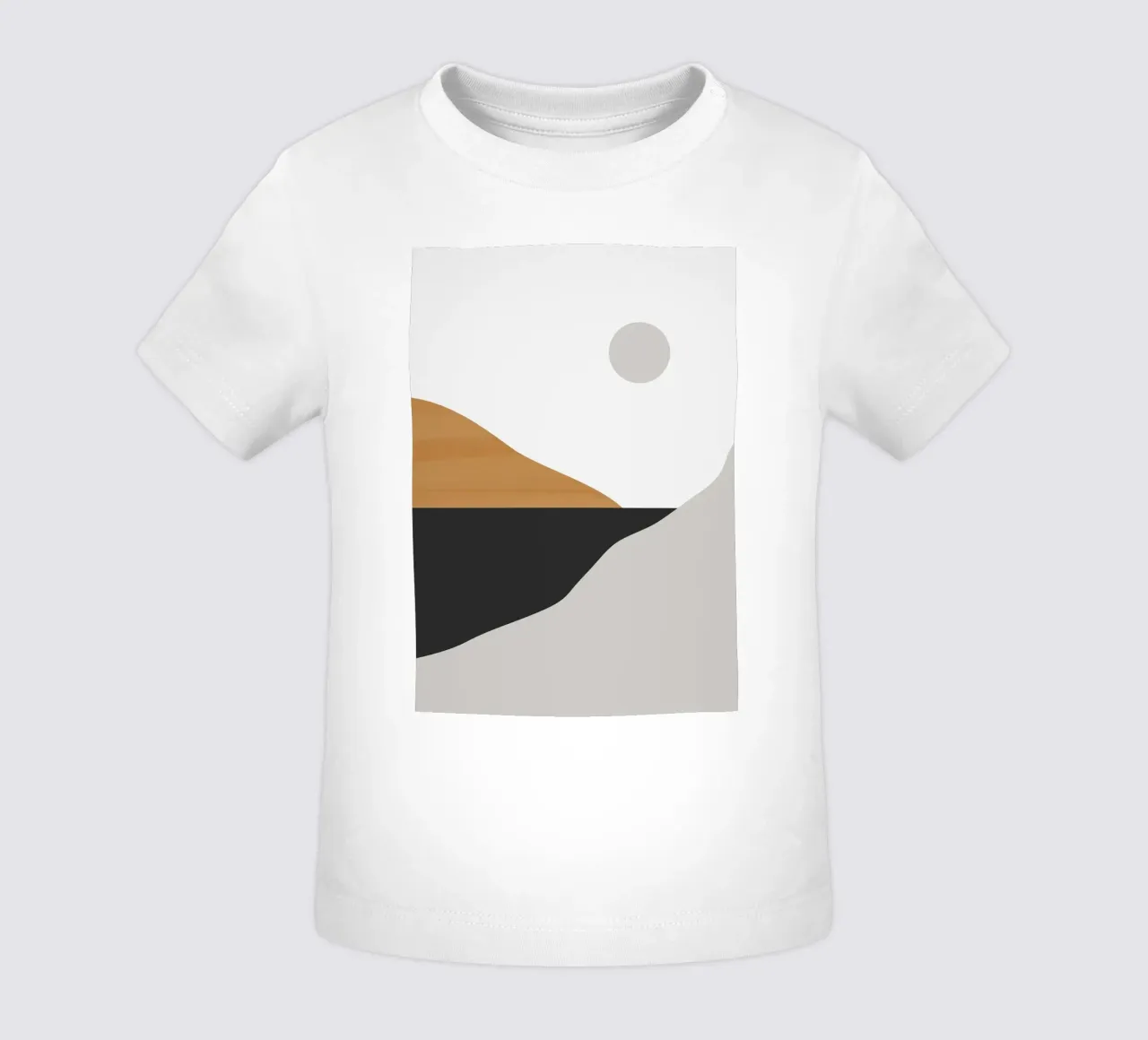 Paesaggio d'arte minimale 3 maglietta neonato da ThingDesign